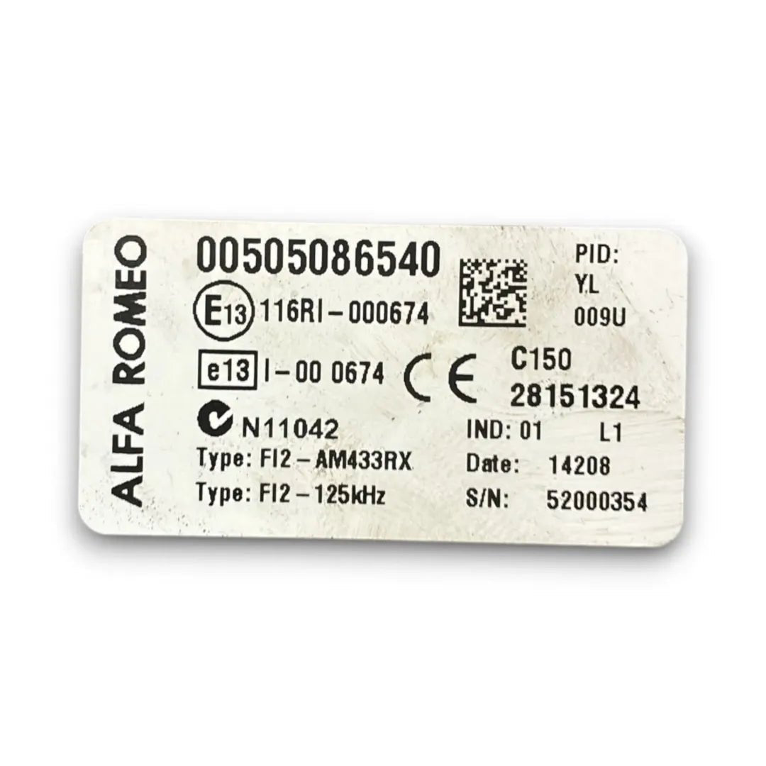 Dettaglio Body Computer Alfa Romeo MiTo 2008–2011 cod. 00505086540 - foto 3