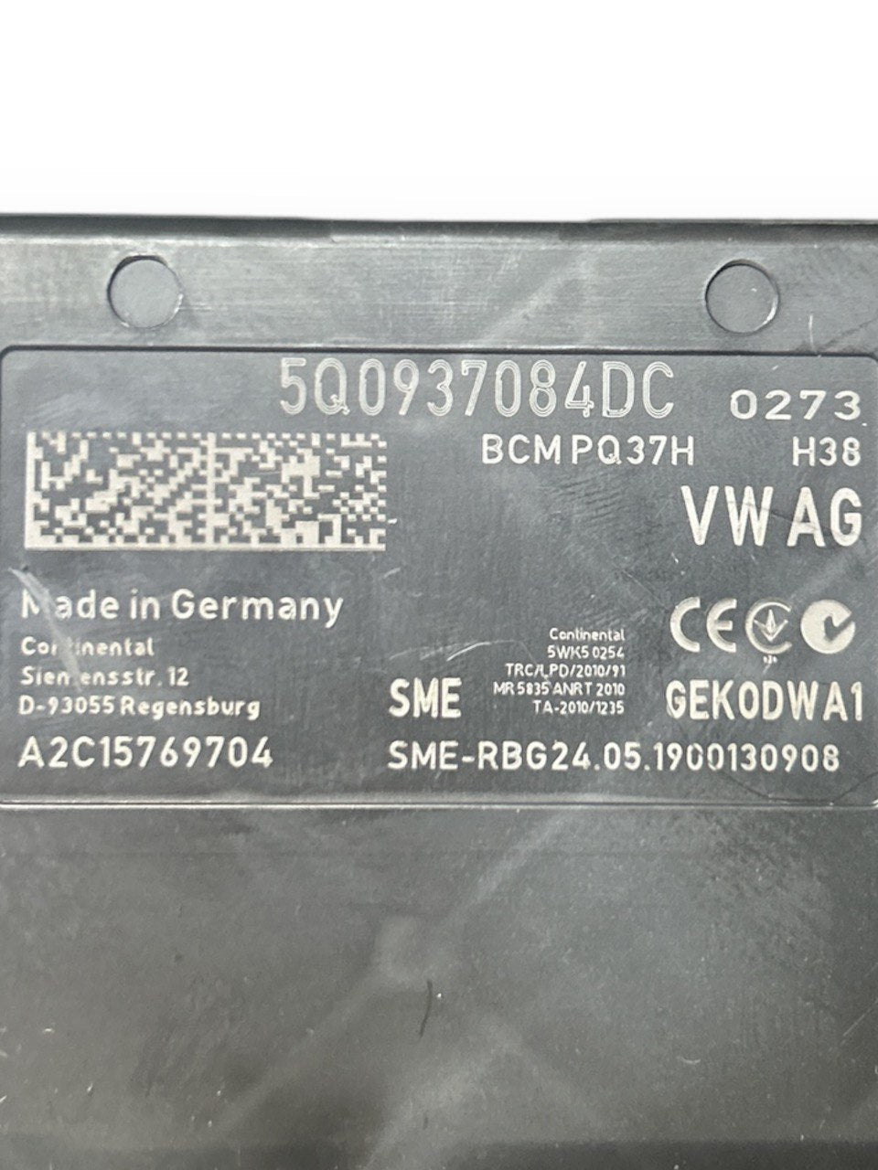 Body Computer Audi A1 (GB) 1.0 Benzina (2018 > ) cod.5Q0937084DC - F&P CRASH SRLS - Ricambi Usati