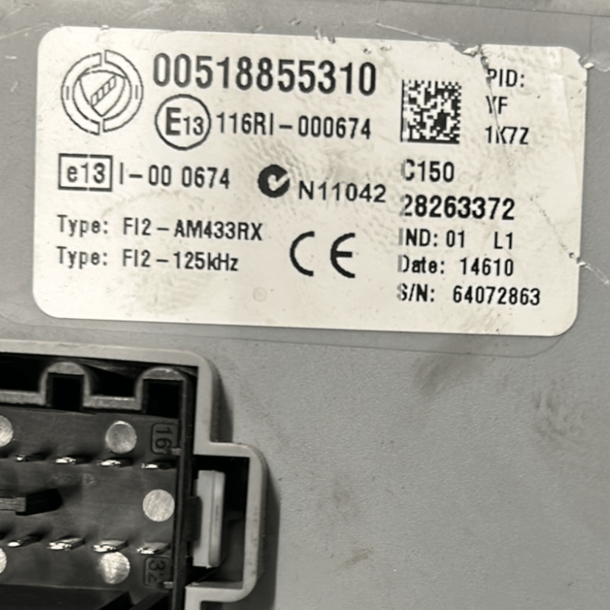 Body Computer Fiat Doblo 1.6 Diesel cod:00518855310 (2009 > 2022) - F&P CRASH SRLS - Ricambi Usati