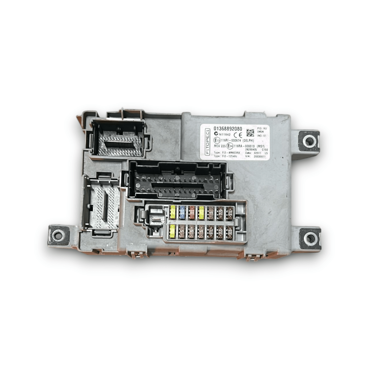 Body computer fiat fiorino 1.3 diesel cod:01368892080 (2007 >) - F&P CRASH SRL - Ricambi Usati