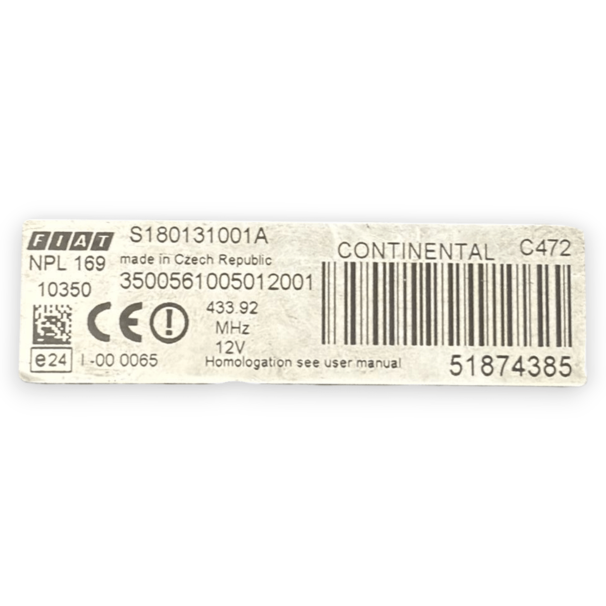 Body computer fiat panda 169 cod:s180131001a (2003 - 2012) - F&P CRASH SRL - Ricambi Usati