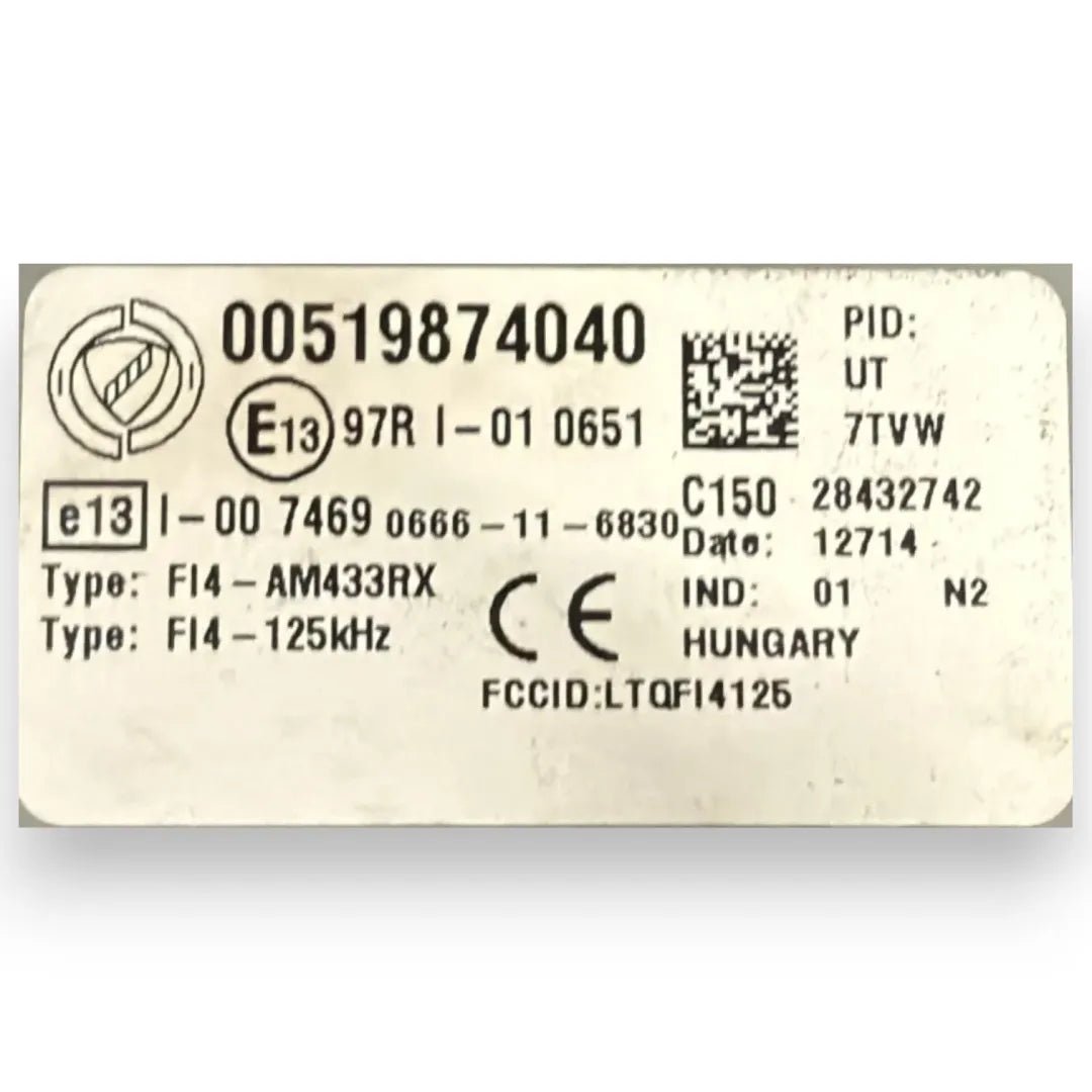 Dettaglio Body Computer Fiat Panda III 2016–2022 cod. 00519874040 - foto 3