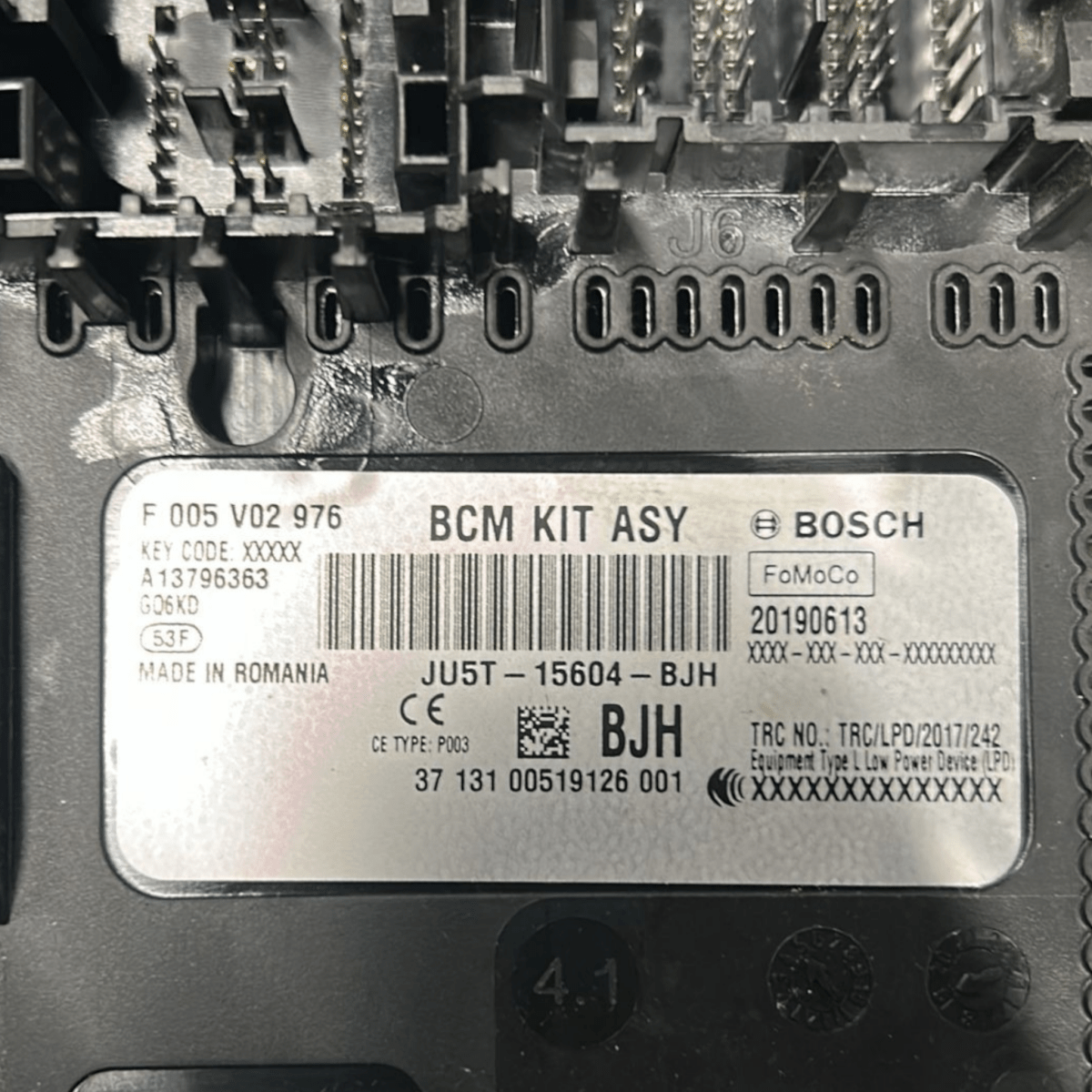 Body computer ford fiesta vii 1.0 benzina cod:ju5t - 15604 - bjh (2017 > 2023) - F&P CRASH SRL - Ricambi Usati
