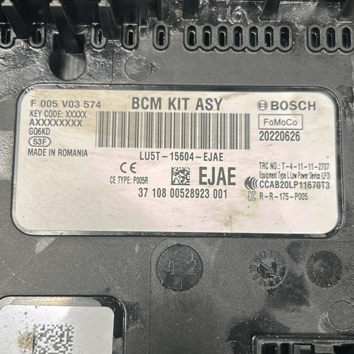 Body computer ford puma 1.0 benzina cod:lu5t - 15604 - ejae (2019 >) - F&P CRASH SRL - Ricambi Usati