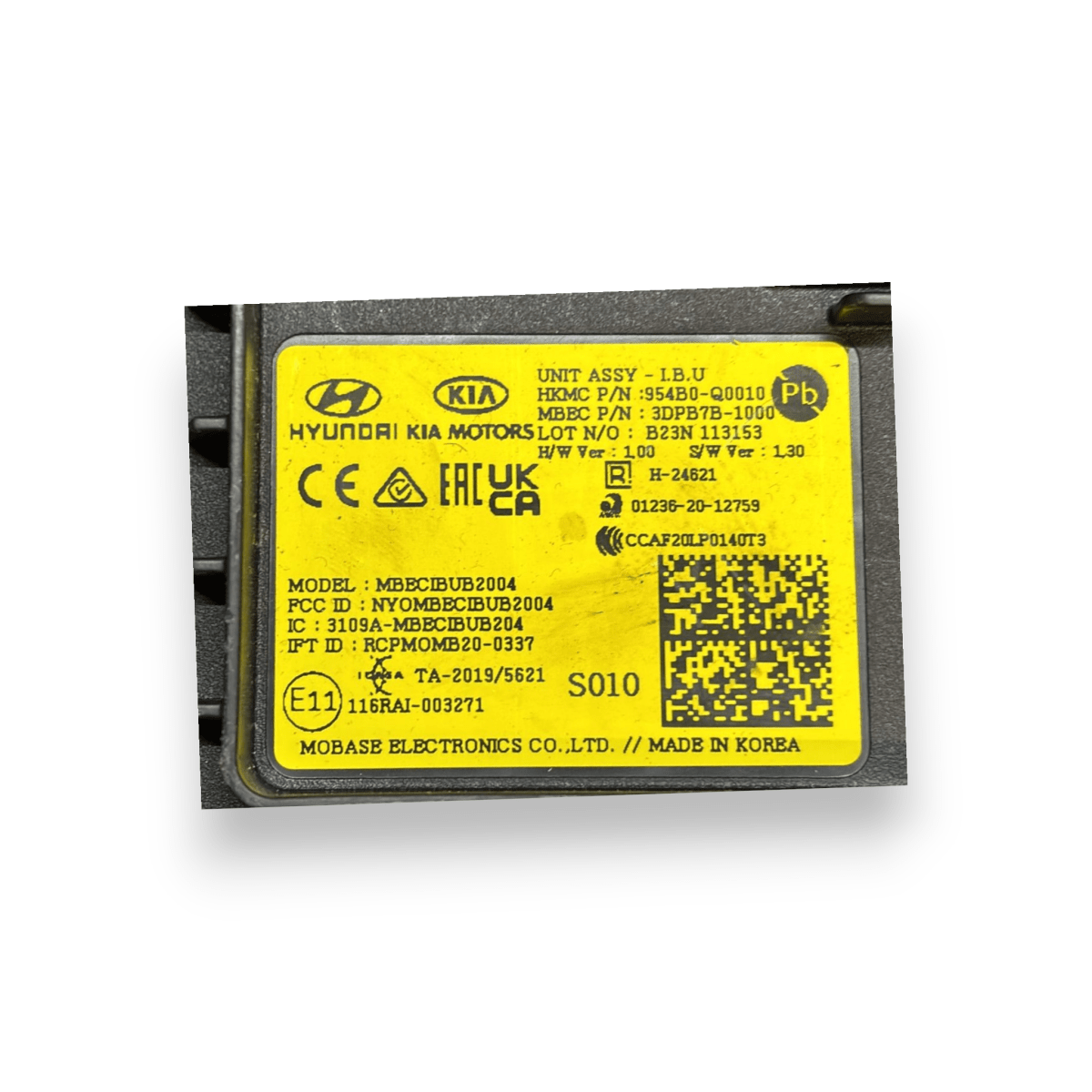 Body computer hyundai i20 bc3 1.2 benzina cod:954b0 - q0010 (2020 - ) - F&P CRASH SRL - Ricambi Usati
