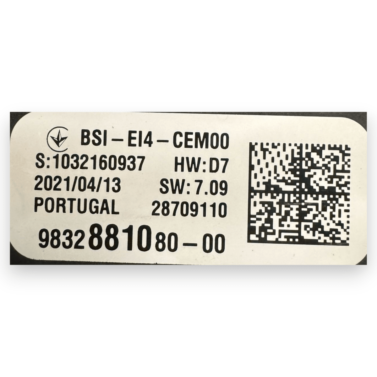 Body computer Jeep Avenger 1.2 benzina cod.9832881080-00 (2022-) - F&P CRASH SRL - Ricambi Usati