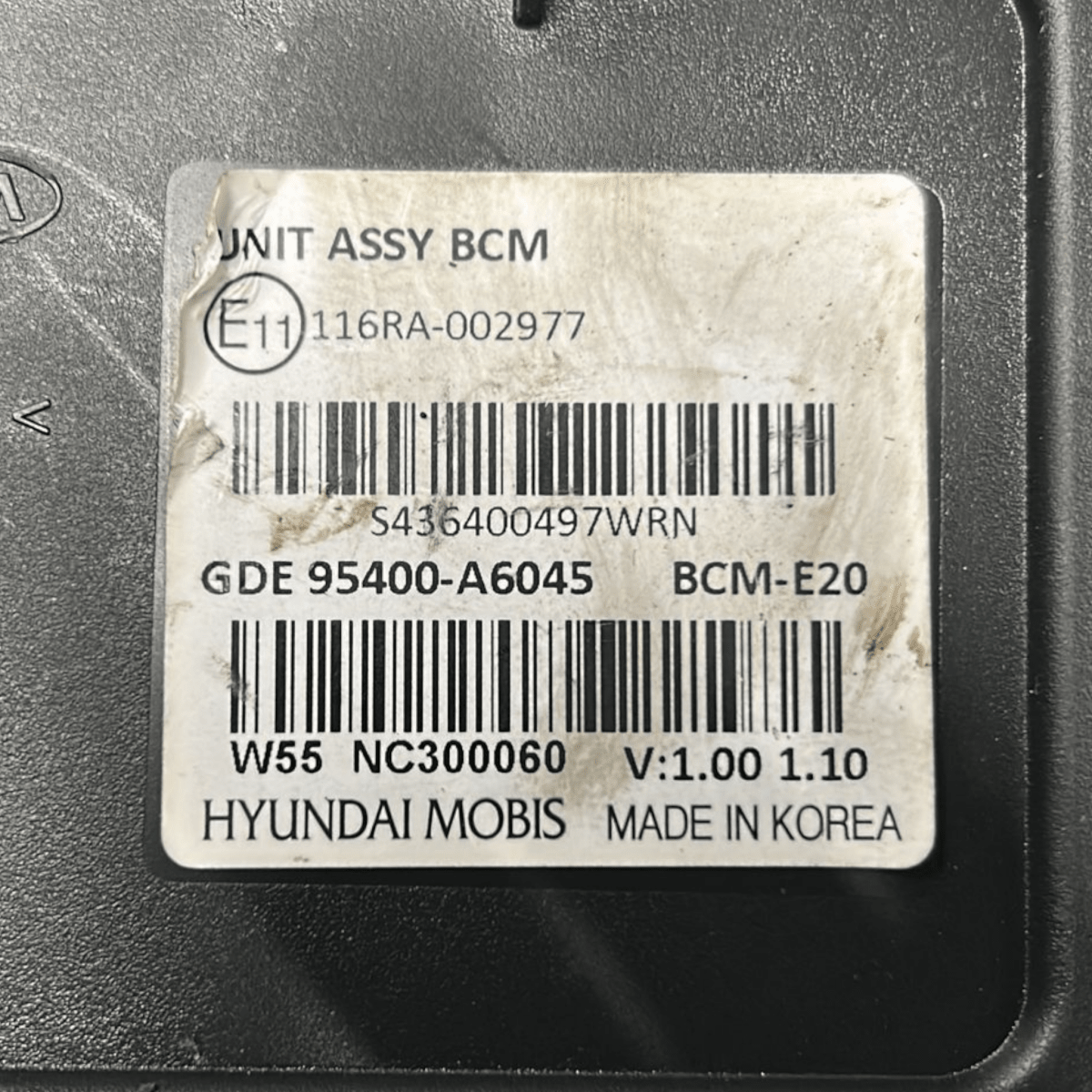 Body computer kia cee'd 1.6 diesel cod:95400 - A6045 (2012 > 2018) - F&P CRASH SRL - Ricambi Usati