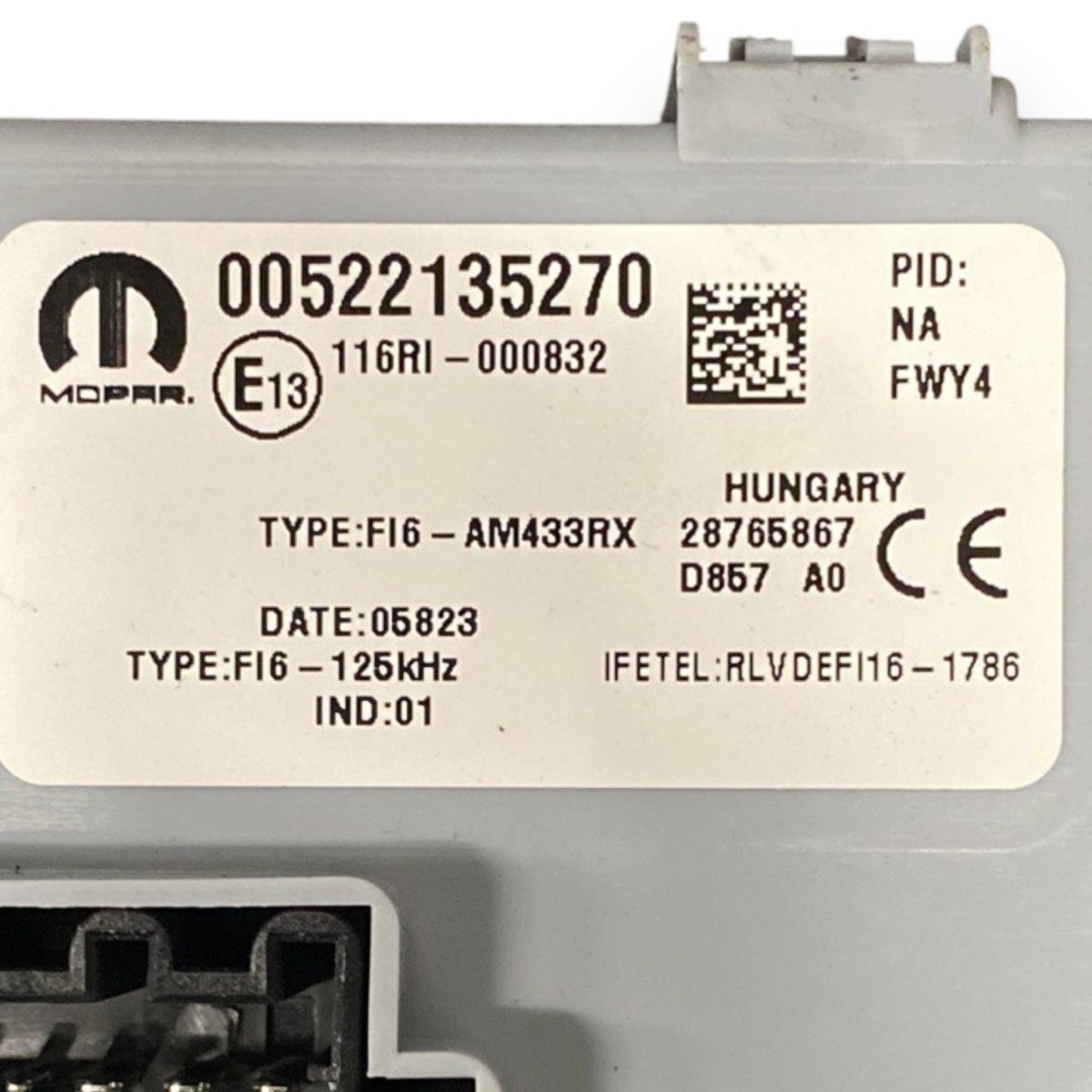 Body computer lancia ypsilon iii 1.0 benzina - hybrid (2021 - ) Cod: 00522135270 - F&P CRASH SRLS - Ricambi Usati