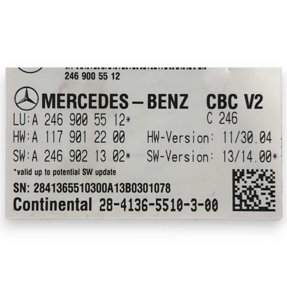 Body computer mercedes - benz classe a w176 1.5 diesel cod:a2469005512 (2012 - 2018) - F&P CRASH SRL - Ricambi Usati