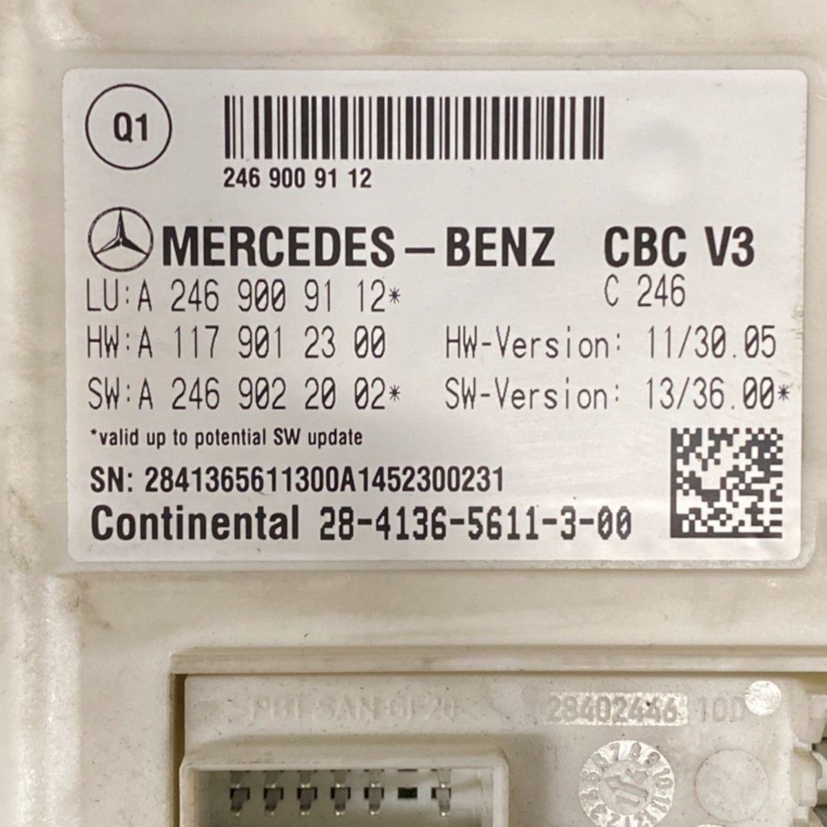 Body computer mercedes - benz classe a w176 2.2 diesel Cod: a2469009112 (2012 - 2018) - F&P CRASH SRLS - Ricambi Usati