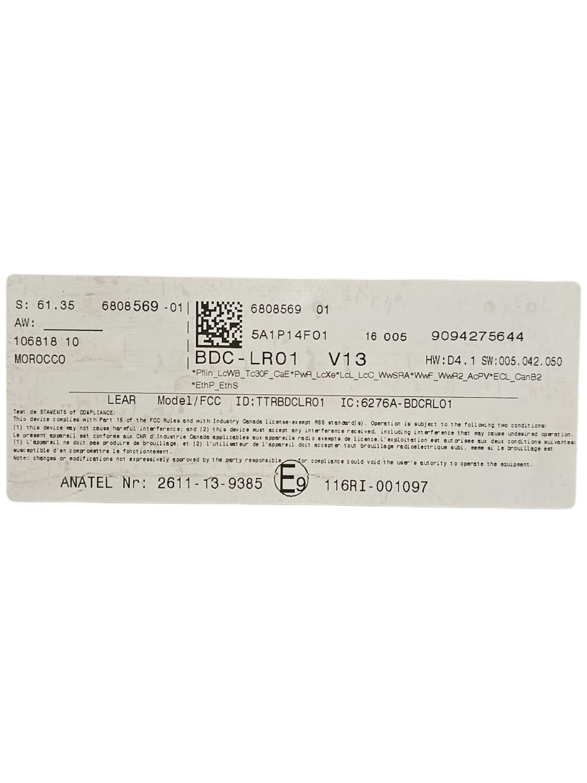 Body Computer Mini Cooper F55 1.5 Diesel Cod:6808569 (2014 - >) - F&P CRASH SRLS - Ricambi Usati