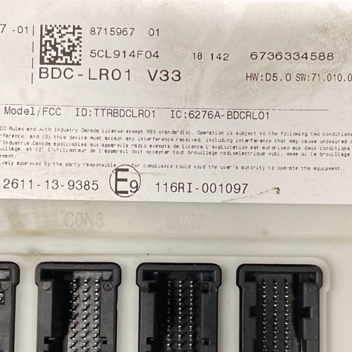 Body computer mini cooper f56 2.0 diesel Cod: e9116ri - 001097 (2014 - ) - F&P CRASH SRLS - Ricambi Usati