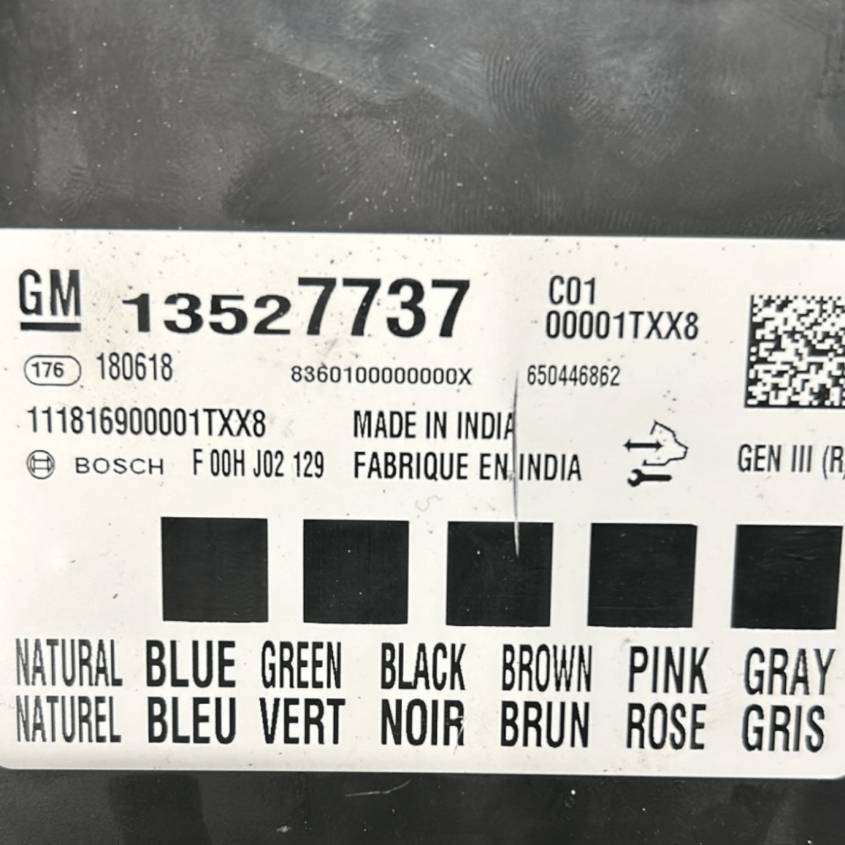 Body Computer Opel Karl 1.0 Benzina cod:13527737 (2015 > 2019) - F&P CRASH SRLS - Ricambi Usati