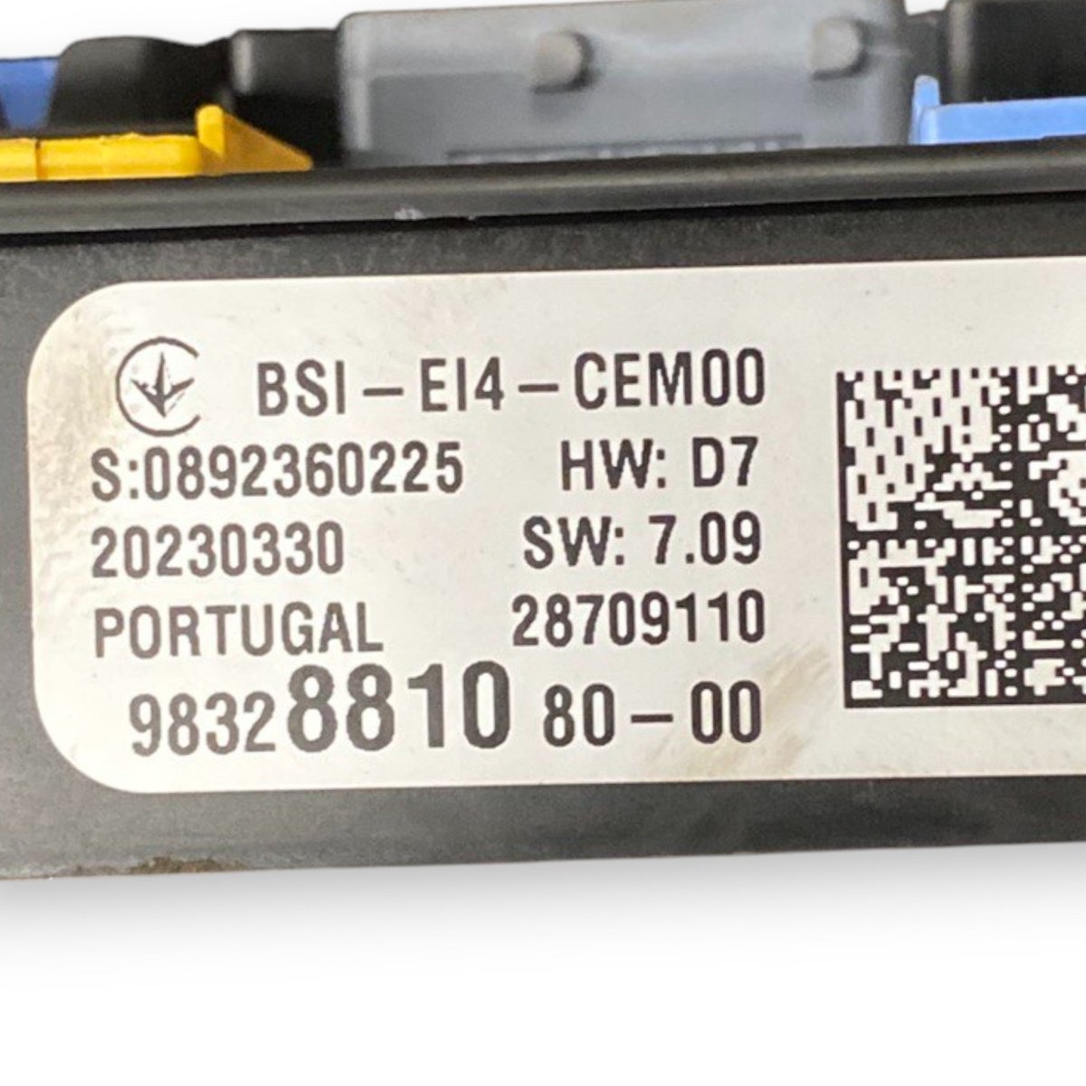 Body computer peugeot 2008 ii 1.2 benzina (2019 - ) Cod: 9832881080 - F&P CRASH SRLS - Ricambi Usati