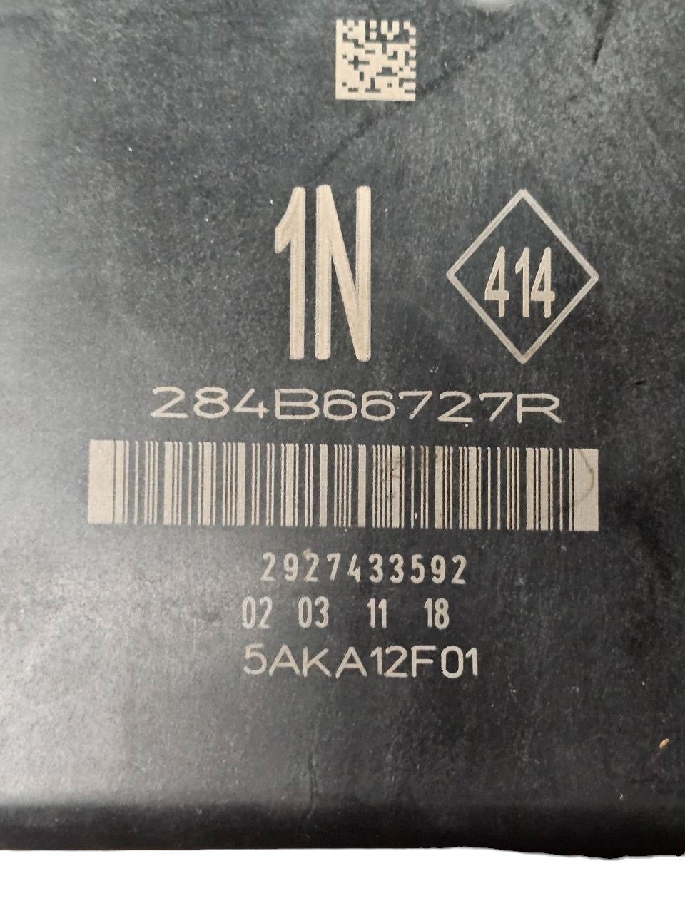 Body Computer Renault Megane IV 1.5 Diesel Cod:284B66727R (2015 - >) - F&P CRASH SRLS - Ricambi Usati