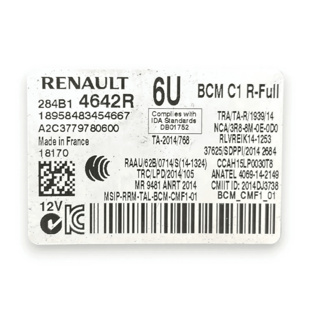Dettaglio Body Computer Renault Scenic 4ª Serie dal 2016 cod. 284B14642R - foto 3
