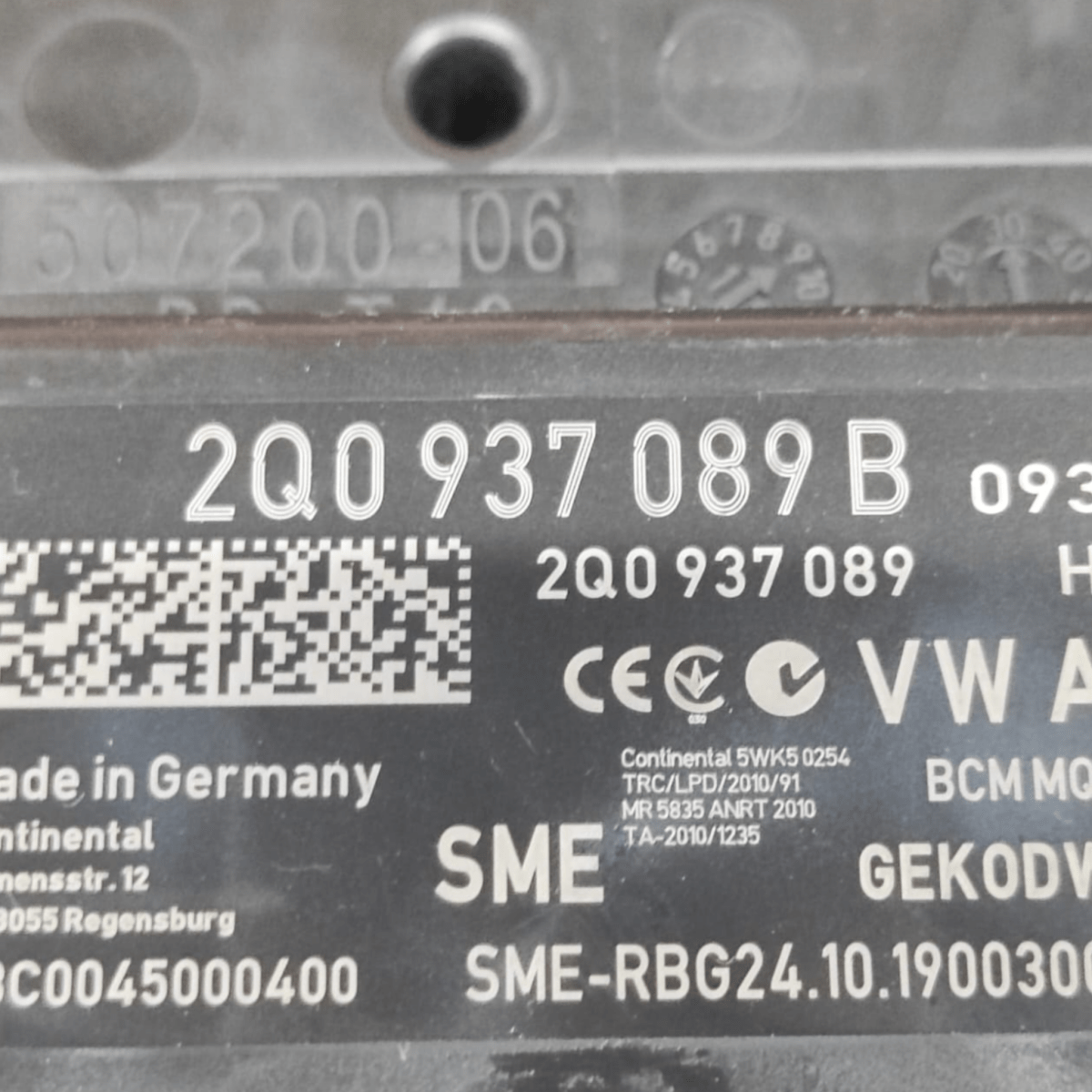 Body computer seat arona 1.0 benzina / metano cod: 2q0937089b (2017 - ) - F&P CRASH SRLS - Ricambi Usati