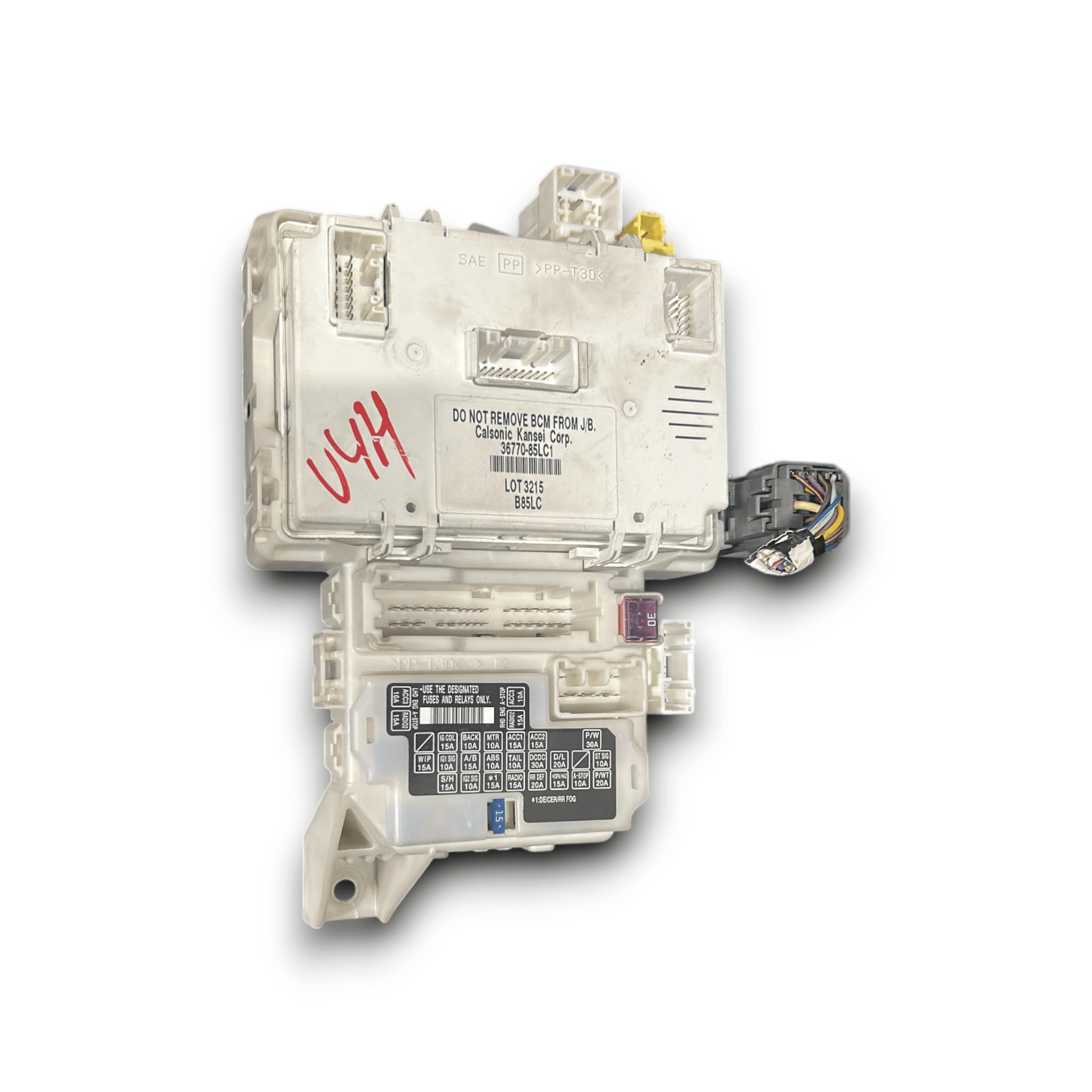 Body Computer Suzuki Splash cod.36770 - 85LC1 1.0 Benzina (2008 > 2015) - F&P CRASH SRLS - Ricambi Usati