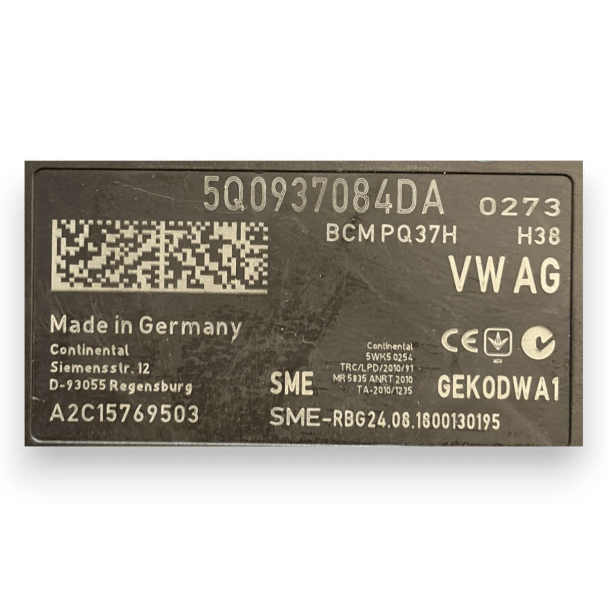 Body computer volkswagen golf VII 1.6 diesel cod:5q0937084da (2012 - 2021) - F&P CRASH SRL - Ricambi Usati