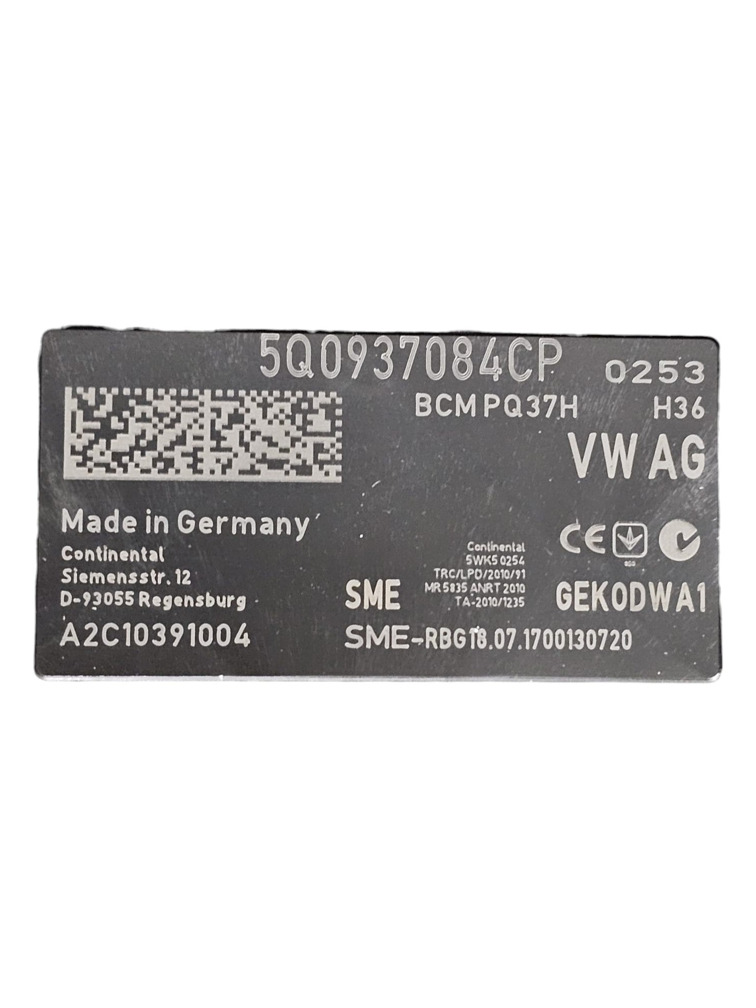 Body Computer Volkswagen Golf VII 2.0 Diesel Cod:5Q0937084CP (2017 - 2021) - F&P CRASH SRLS - Ricambi Usati