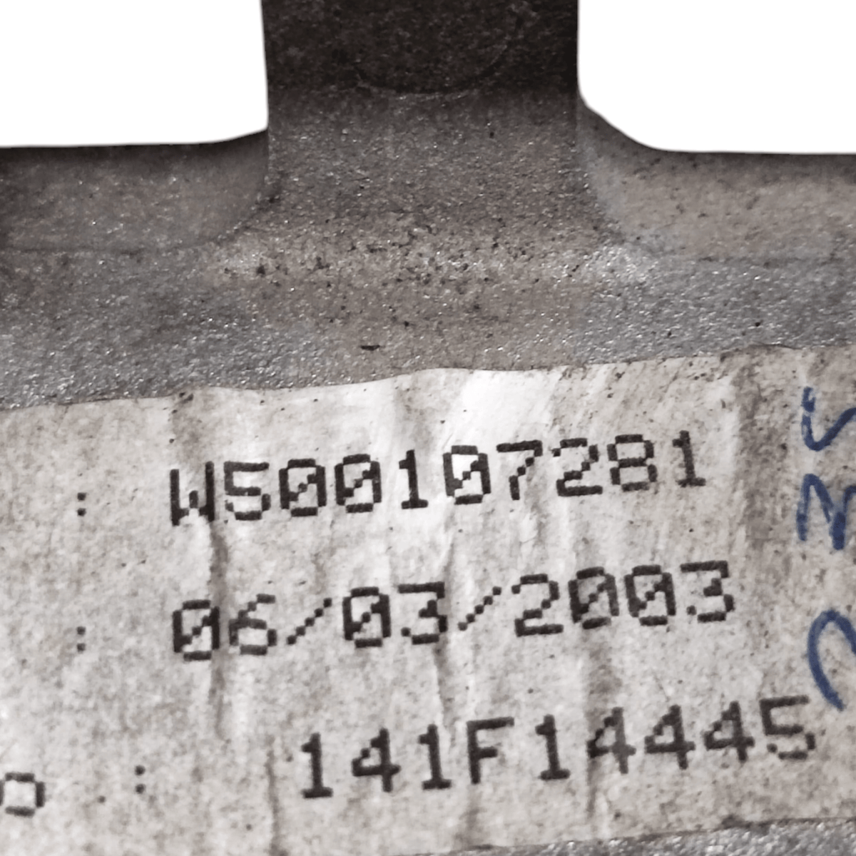 Bracciolo Tunnel Centrale Fiat Stilo COD: W500107281 (2001 - 2010) - F&P CRASH SRLS - Ricambi Usati