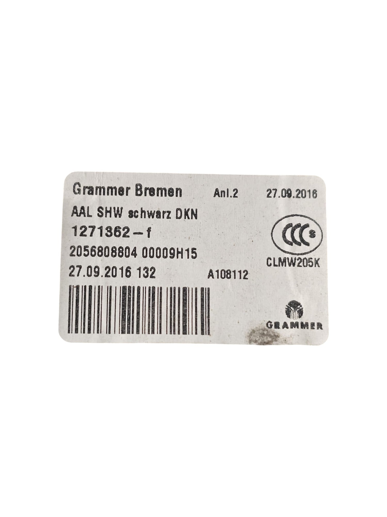 Bracciolo Tunnel Centrale Mercedes Classe C W205 Cod:2056808804 (2014 - 2021) - F&P CRASH SRLS - Ricambi Usati