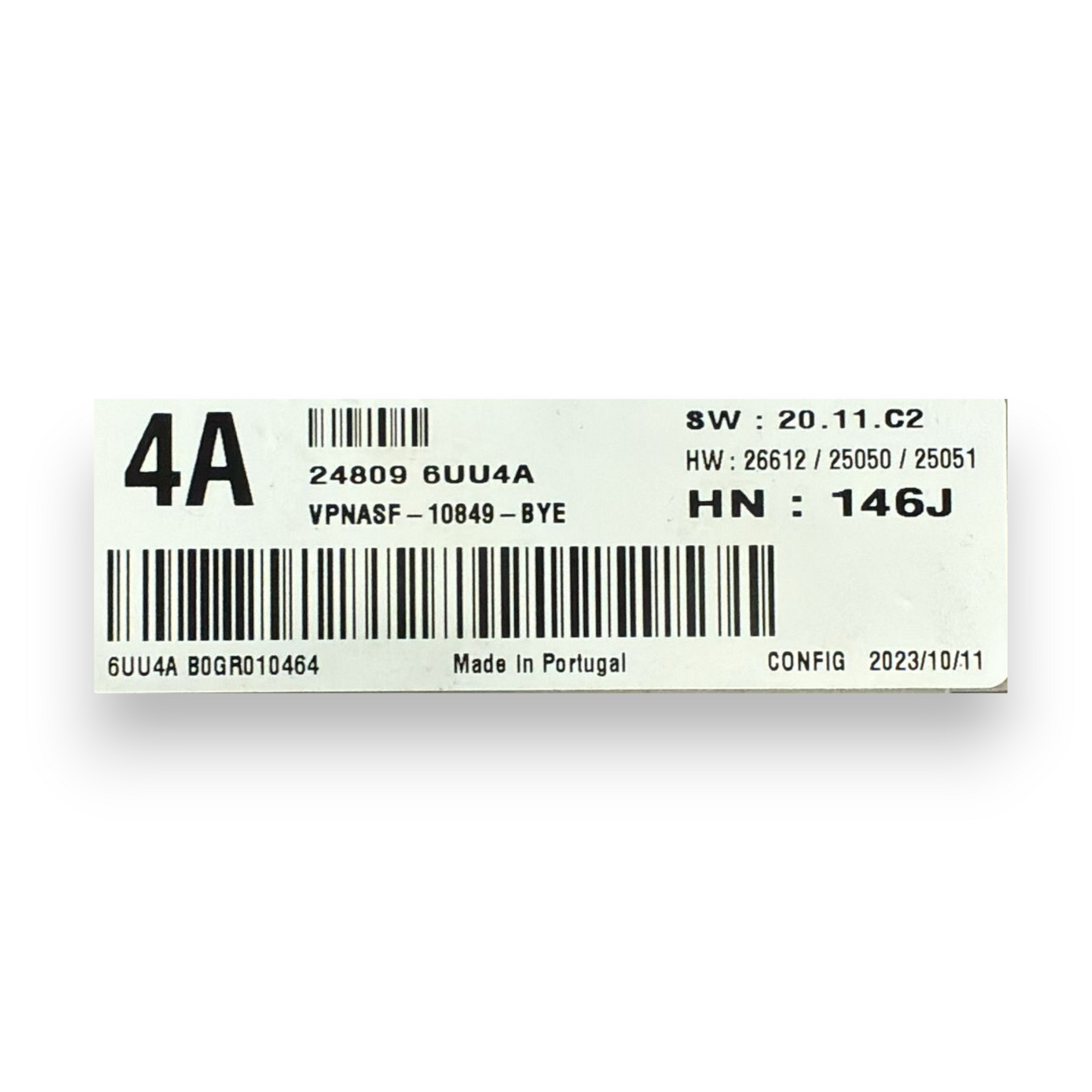 Tachimetro / contachilometri nissan qashqai j12 cod:248096uu4a (2021-)