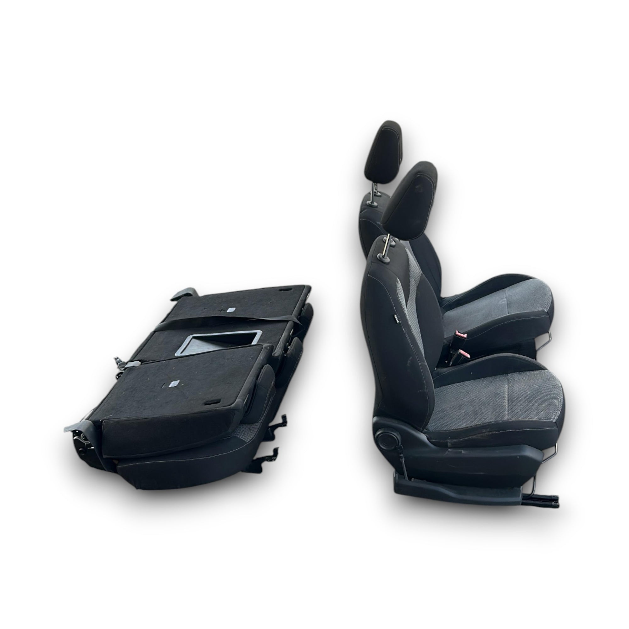 Sellerie / sièges en tissu noir et gris Opel Grandland X (2017 > 2024) 