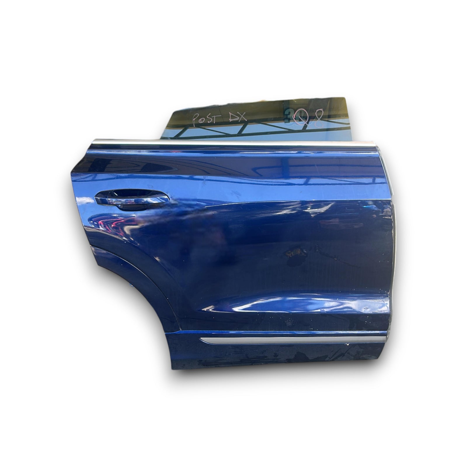 Portiera posteriore destra blu Audi Q8 (2018 > 2023) porta / sportello