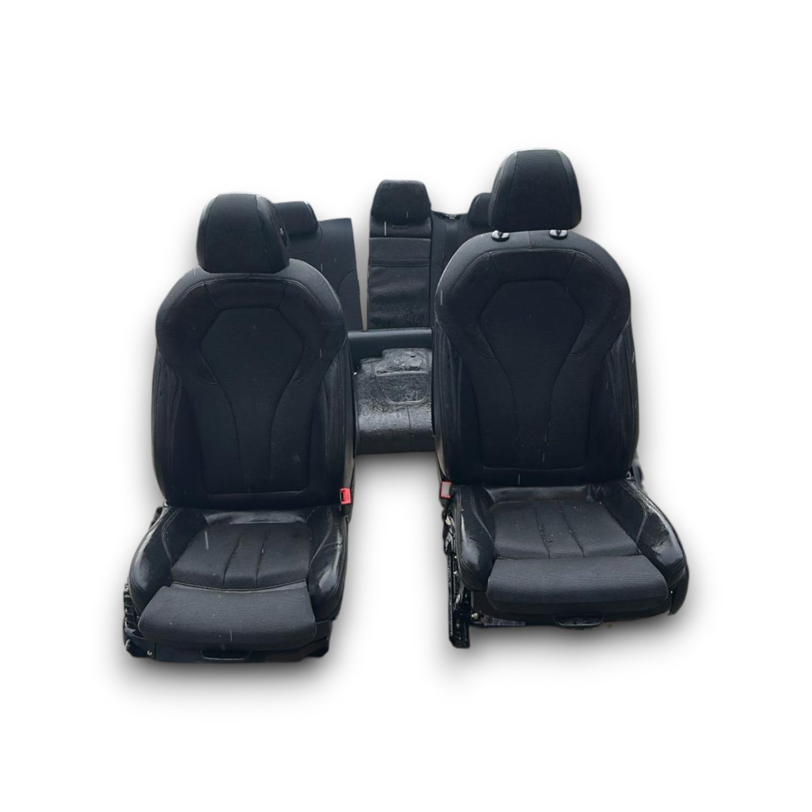 Sedili in pelle e stoffa neri BMW Serie 5 (g31) (2017 > 2023) tappezzeria