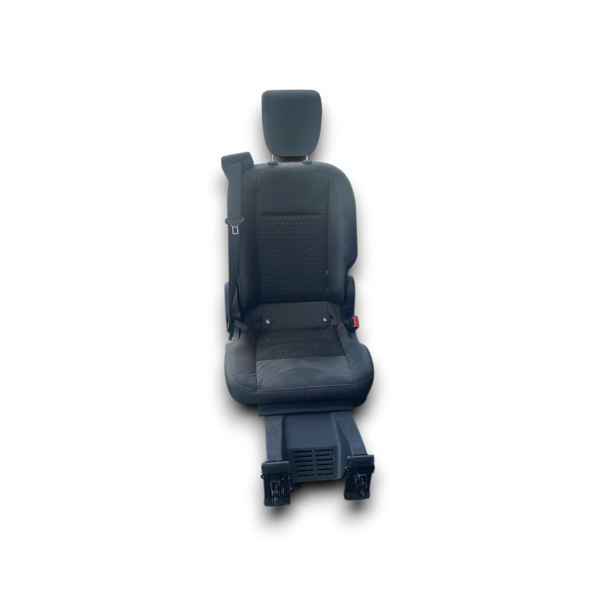 Sedile posteriore passeggero in stoffa e pelle nero Ford Tourneo Custom I (2018 &gt; 2023) 8 posti
