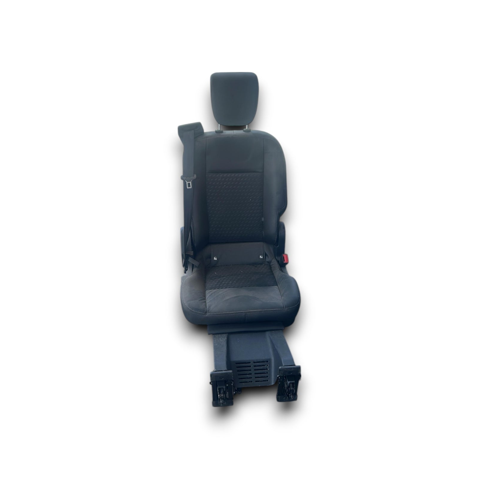 Sedile posteriore passeggero in stoffa e pelle nero Ford Tourneo Custom I (2018 > 2023) 8 posti