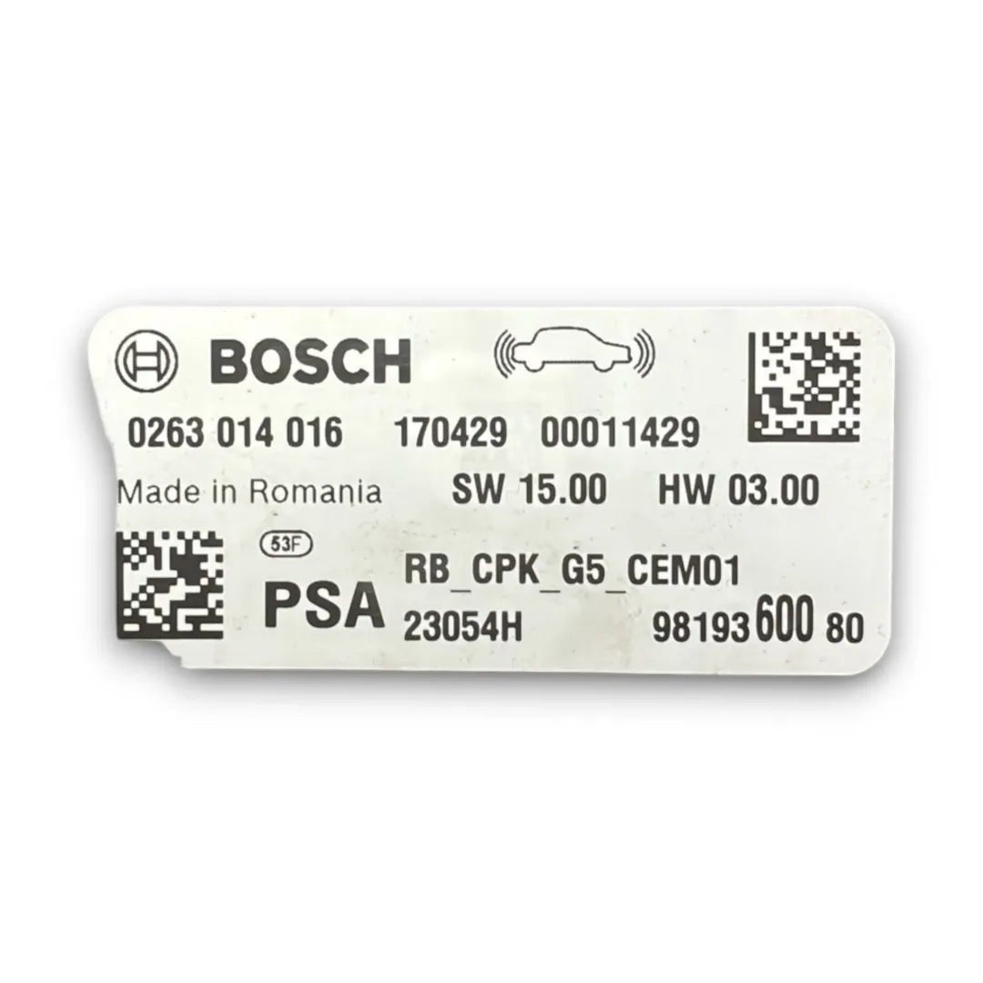 Dettaglio Cablaggio anteriore sensori di parcheggio Peugeot Expert Furgone dal 2016 cod. 9819360080 - foto 3