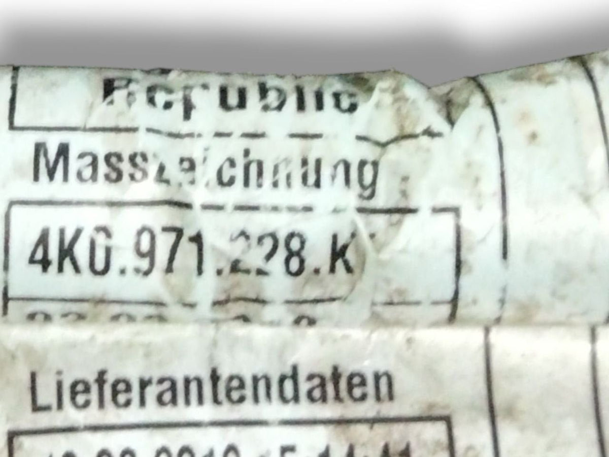 Cablaggio Batteria Audi A7 C8 3.0 Diesel - Hybrid (2017>) cod.4k0971228k - F&P CRASH SRLS - Ricambi Usati