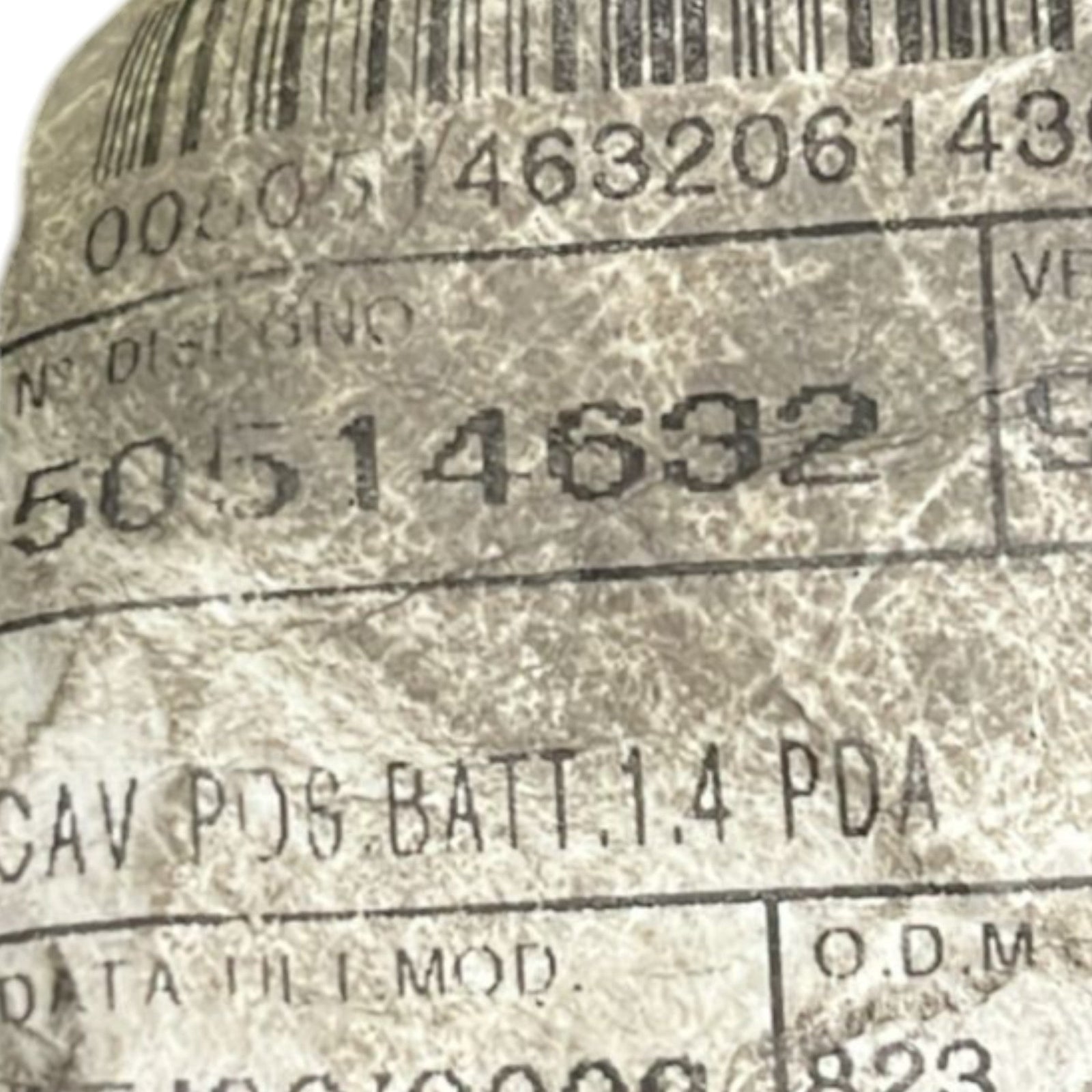 Cablaggio / Cavo Batteria Positivo Alfa Romeo Mito cod:50514632 (2008 >2018) - F&P CRASH SRLS - Ricambi Usati