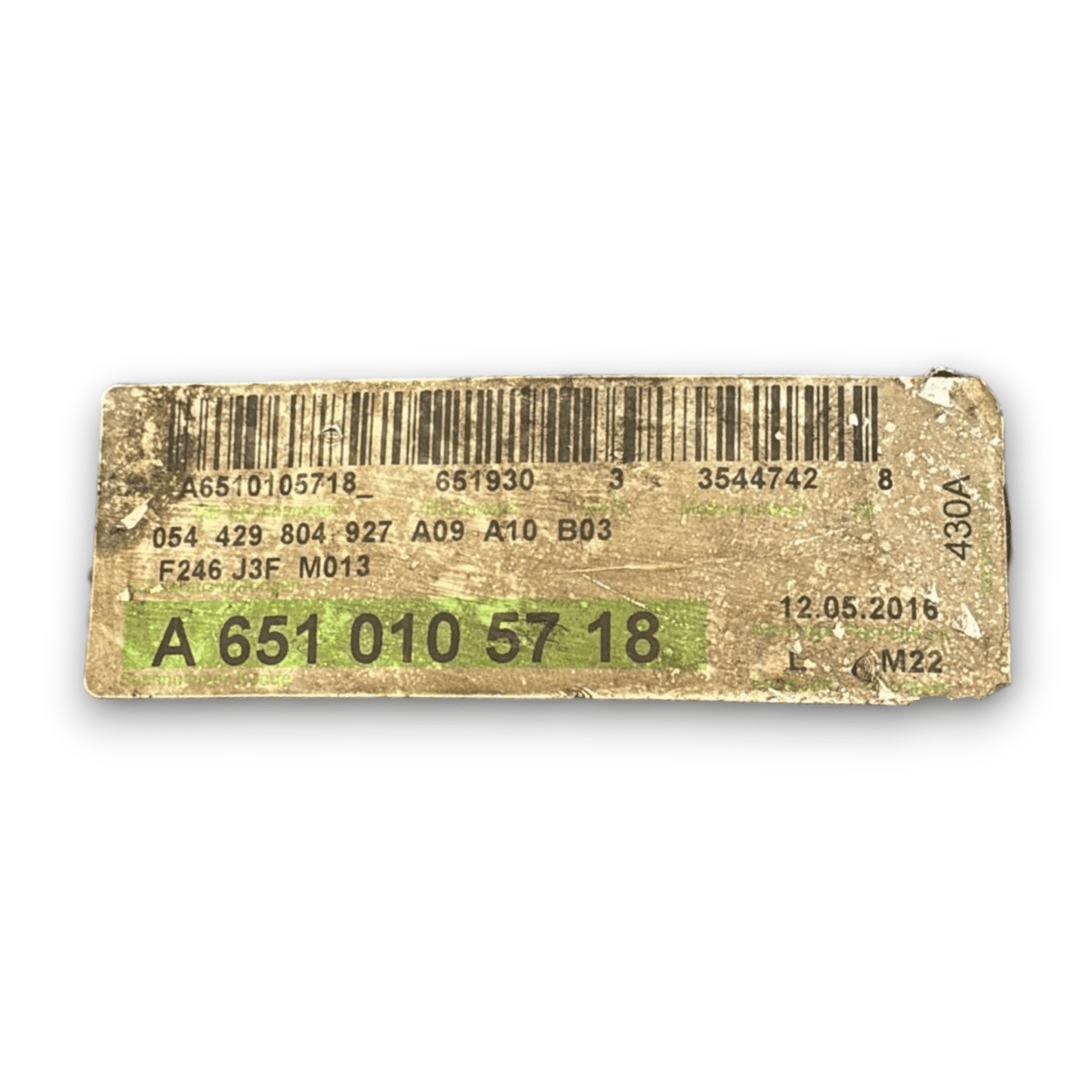 Cablaggio motore Mercedes Benz cod . a6510105718 2.0 diesel sigla motore : 651930 - F&P CRASH SRL - Ricambi Usati