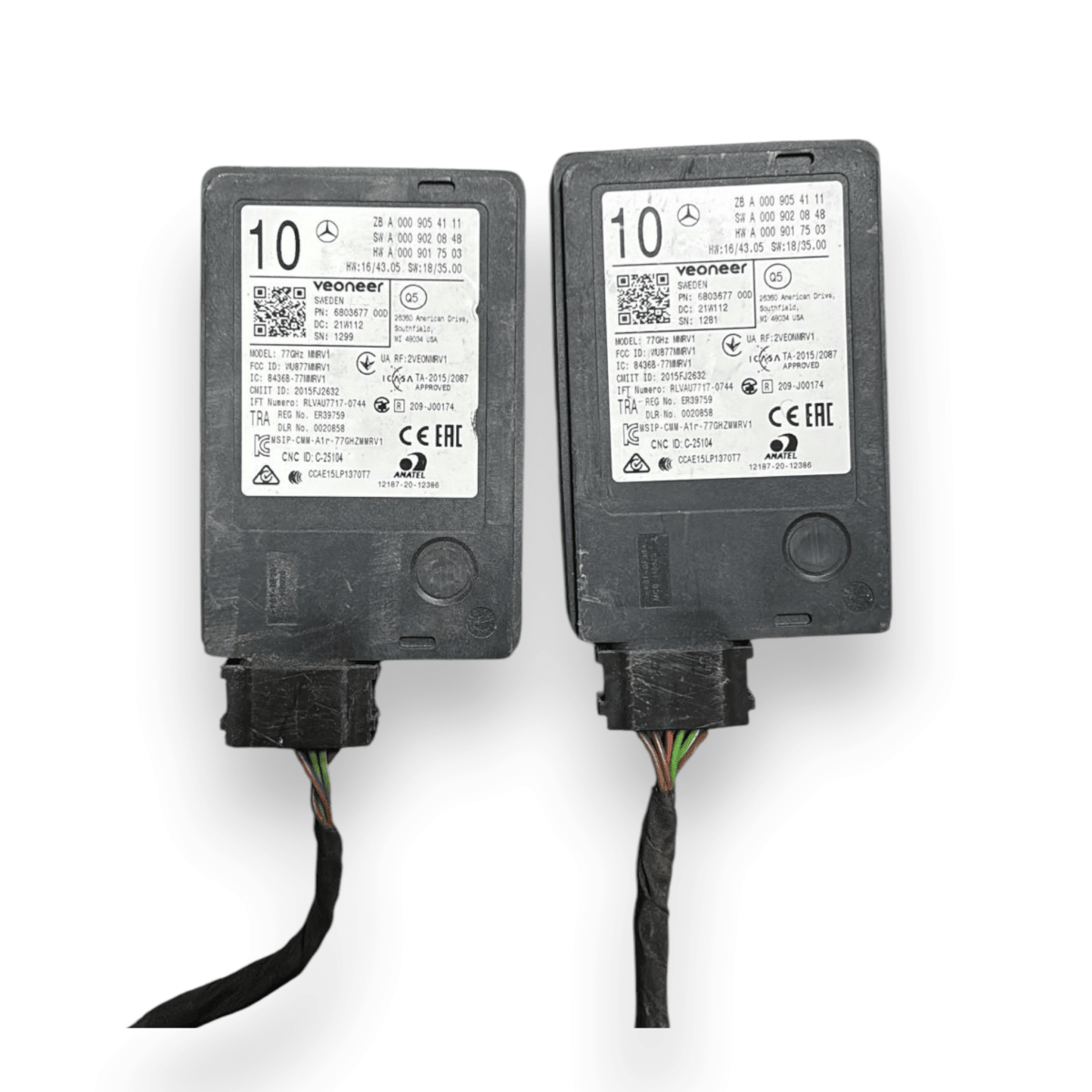 Cablaggio sensori parcheggio posteriore mercedes - benz eqc cod:a29354051 - 01 (2019 - 2023) - F&P CRASH SRL - Ricambi Usati