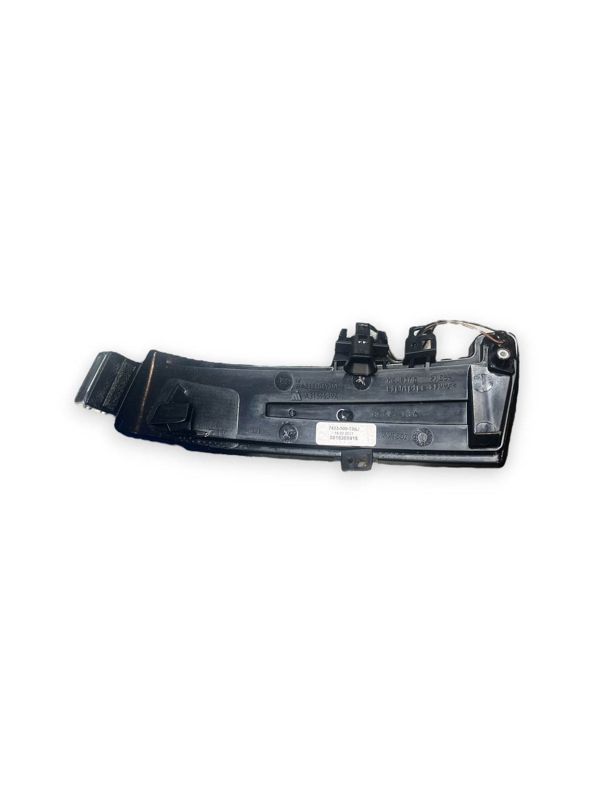 Calotta Rivestimento Specchietto Retrovisore Esterno Sinistro Con Indicatore di Direzione Freccia Mercedes - Benz Classe E W212 ( 2009 - 2016 ) cod : A2128109100 - F&P CRASH SRLS - Ricambi Usati