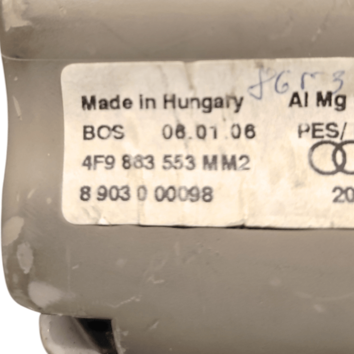 Cappelliera a Rullo Audi A6 C6 Avant COD: 8903000098 (2004 - 2011) - F&P CRASH SRLS - Ricambi Usati