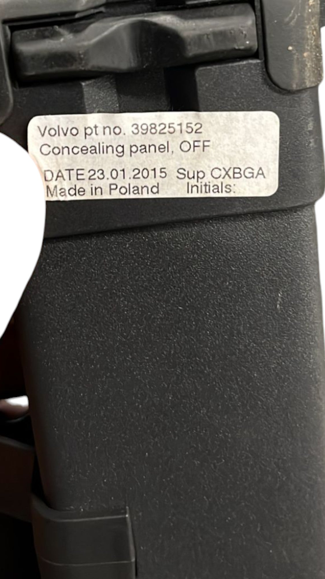 Cappelliera a Rullo / Copri bagagli Volvo V60 (2010 - 2018) cod.39825152 - F&P CRASH SRLS - Ricambi Usati