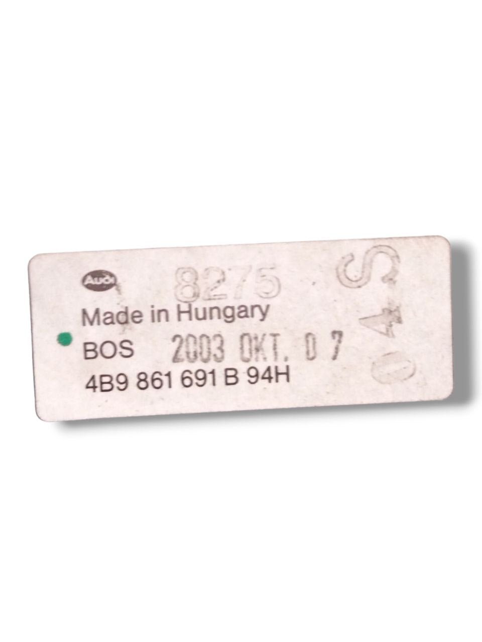 Cappelliera a Rullo / Copribagagliaio Audi A6 Avant SW (2004 - 2012) cod.4B9861691B - 4B9861691A - F&P CRASH SRLS - Ricambi Usati