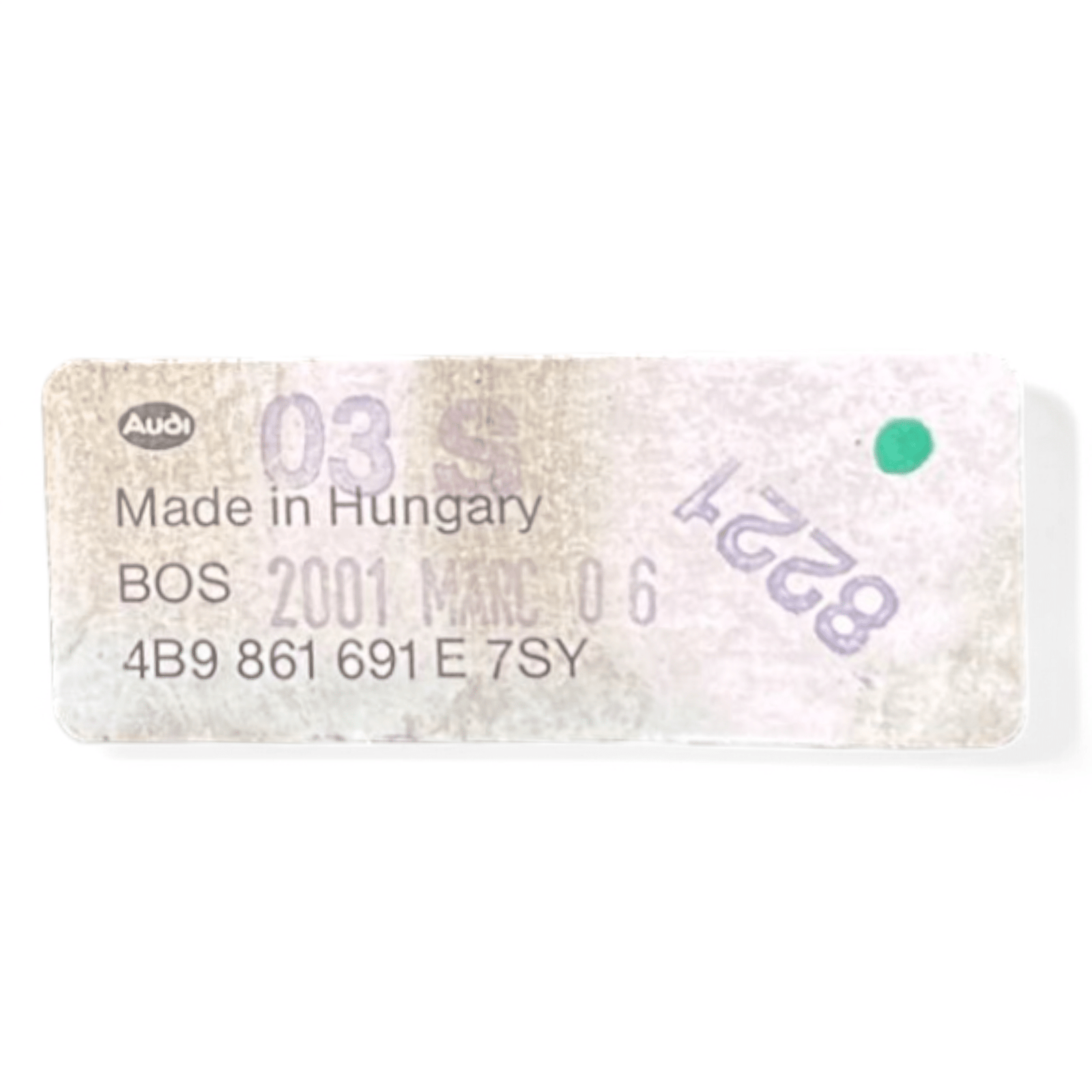 Cappelliera a Rullo / Copribagagliaio Audi A6 C5 (1997 - 2004) cod.4B9861691E - F&P CRASH SRLS - Ricambi Usati