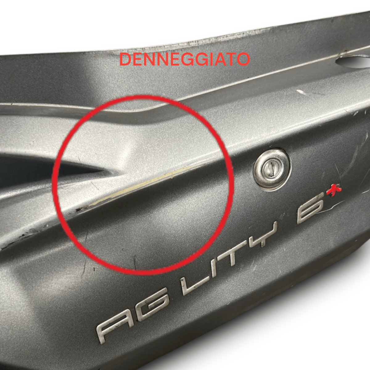 Carena Laterale Posteriore Sinistra Kymco Agility 16+ 125 cod:83600ALJ8E10U9P (2014 >) - F&P CRASH SRL - Ricambi Usati