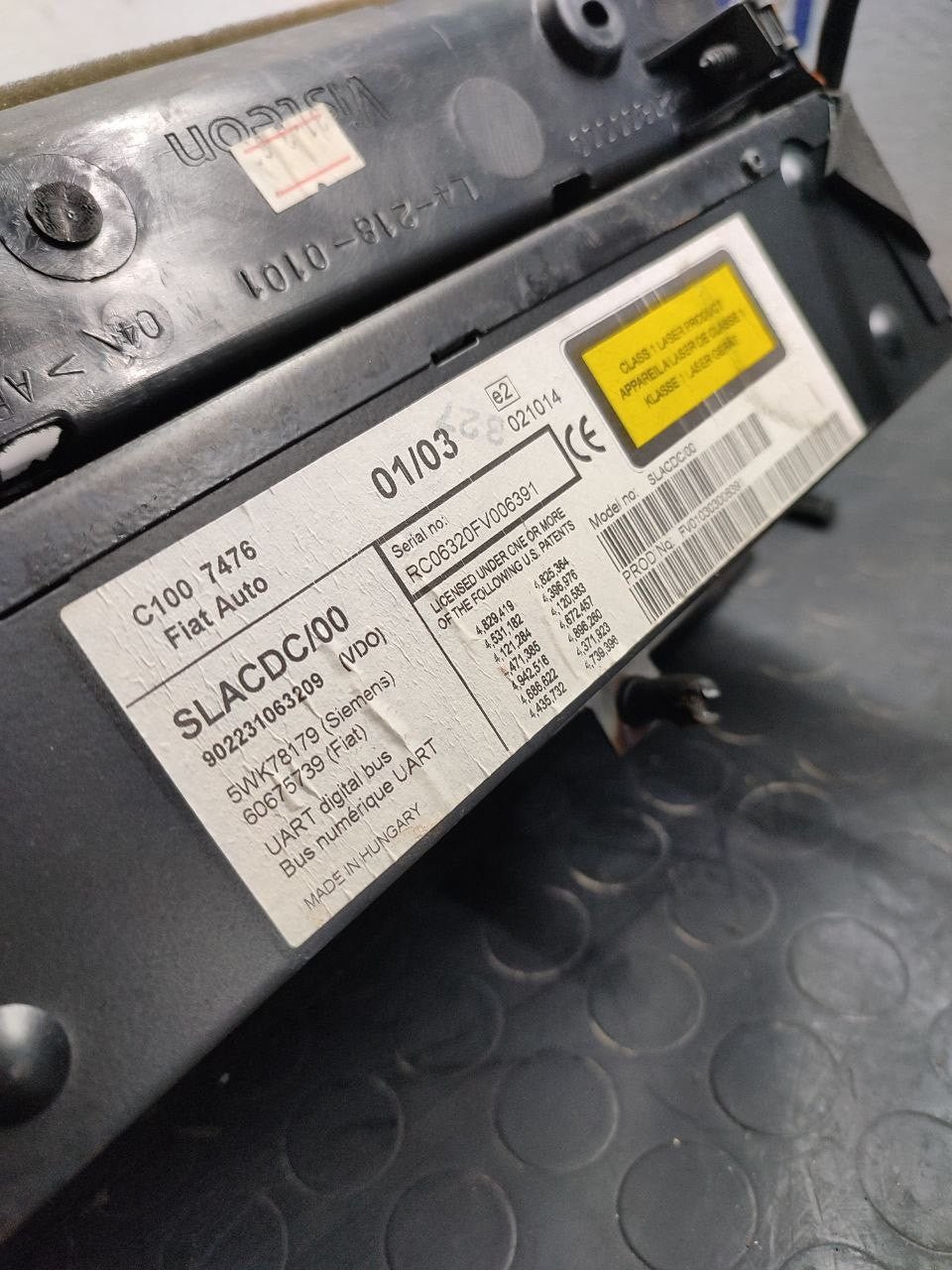 Caricatore cd Lancia Thesis cod 60675739 - F&P CRASH SRLS - Ricambi Usati