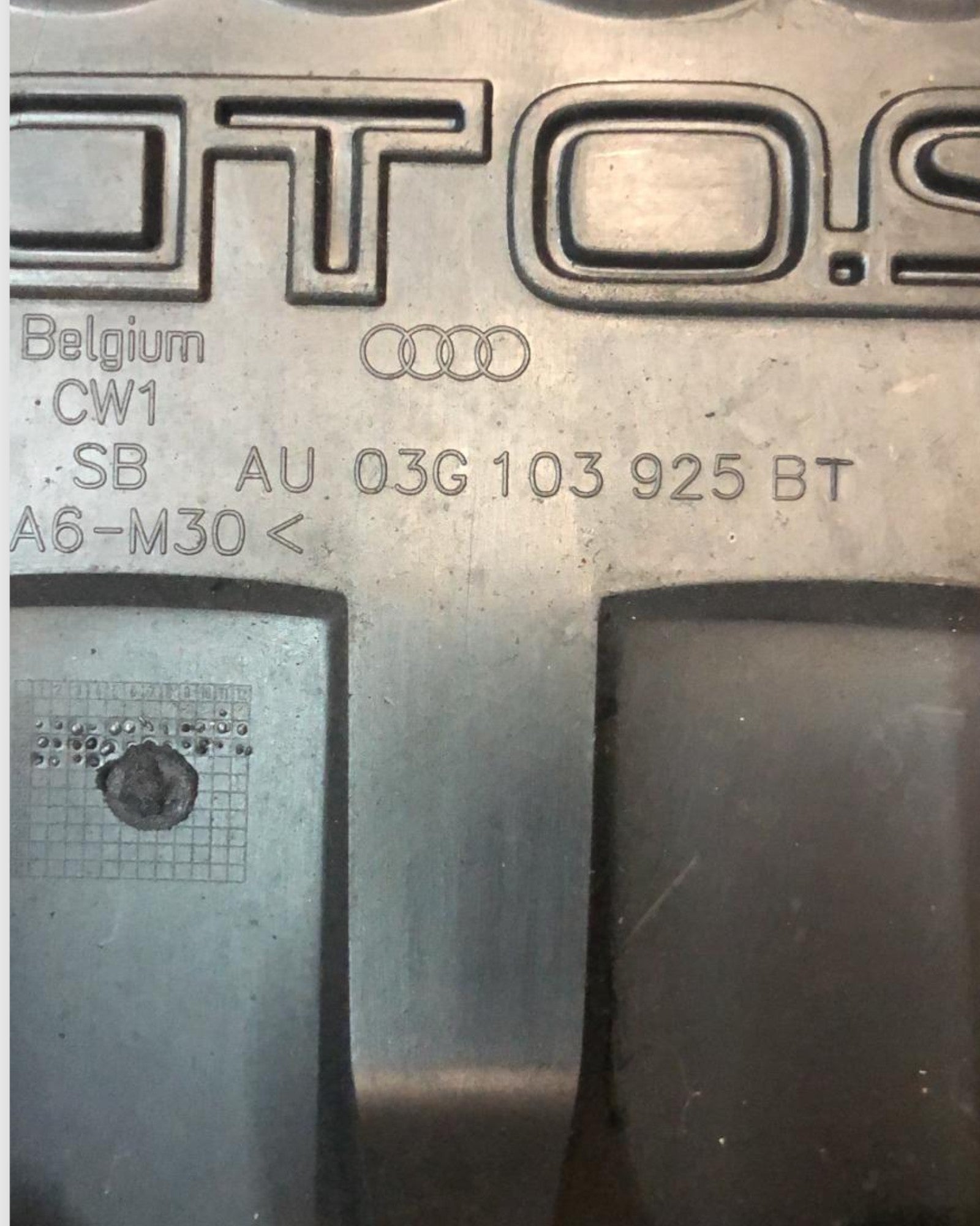 Carter / Copri Motore Audi A3 (8P) (2003 > 2013) cod:O3G103925BT - F&P CRASH SRLS - Ricambi Usati