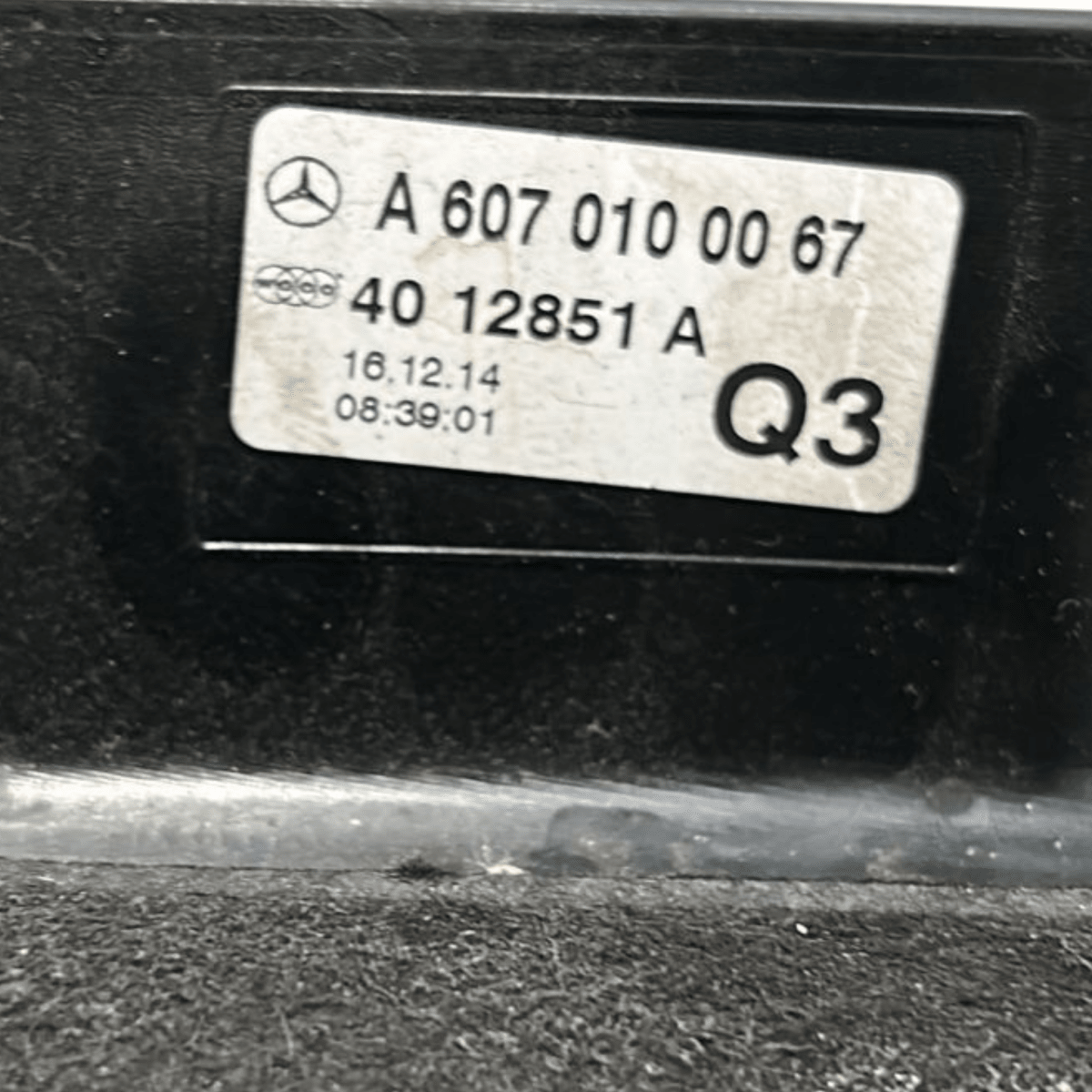Carter copri motore mercedes classe a w176 1.5 diesel cod:a6070100067 (2012 > 2018) - F&P CRASH SRL - Ricambi Usati