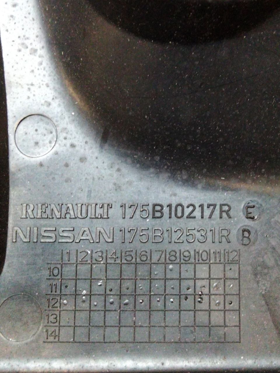 Carter Copri Motore NISSAN Qashqai J10 (2010) cod.175B10217R 175B12531R - F&P CRASH SRLS - Ricambi Usati