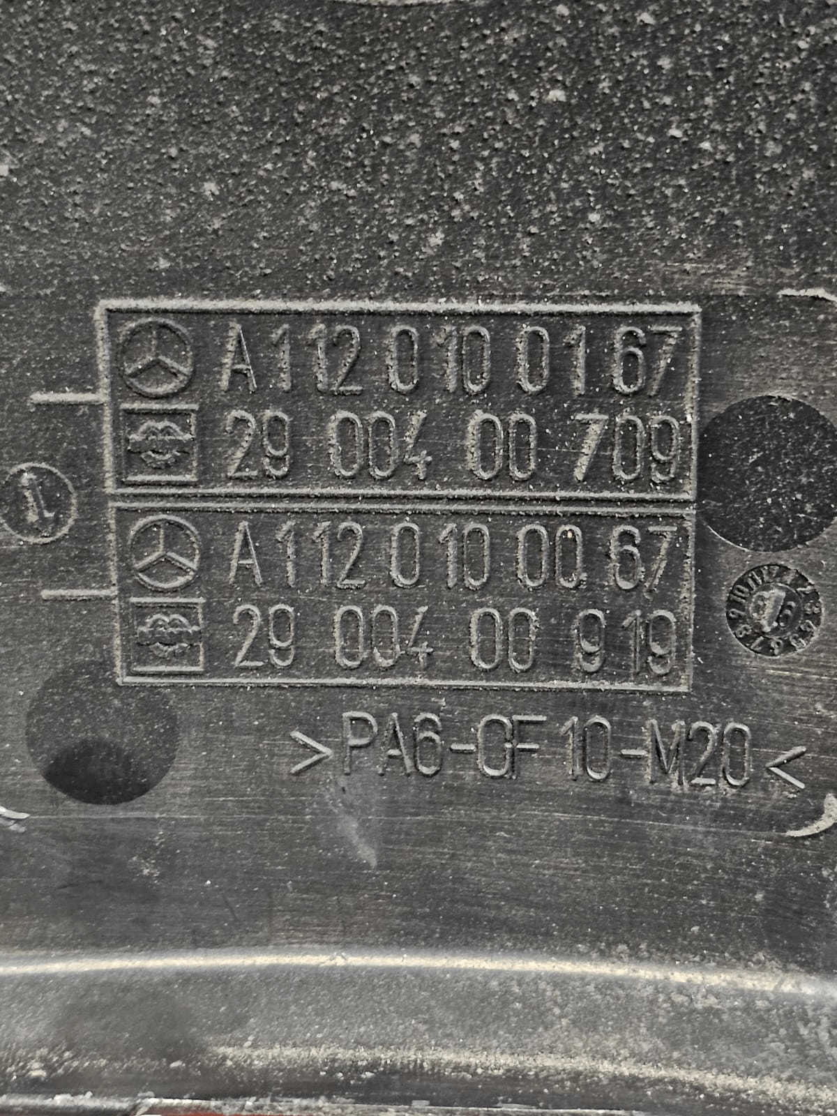 Carter / Coprimotore Mercedes Classe E W210 Cod:A1120100167 (1995 - 2003) - F&P CRASH SRLS - Ricambi Usati