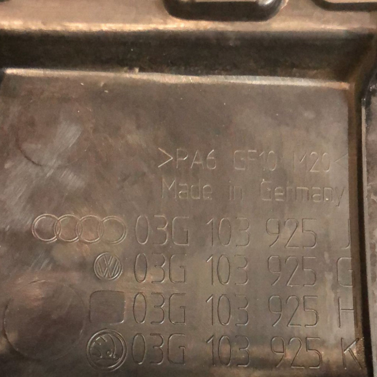 Carter / Coprimotore Volkswagen Golf V (2003 > 2008) cod:03G103925G - F&P CRASH SRLS - Ricambi Usati