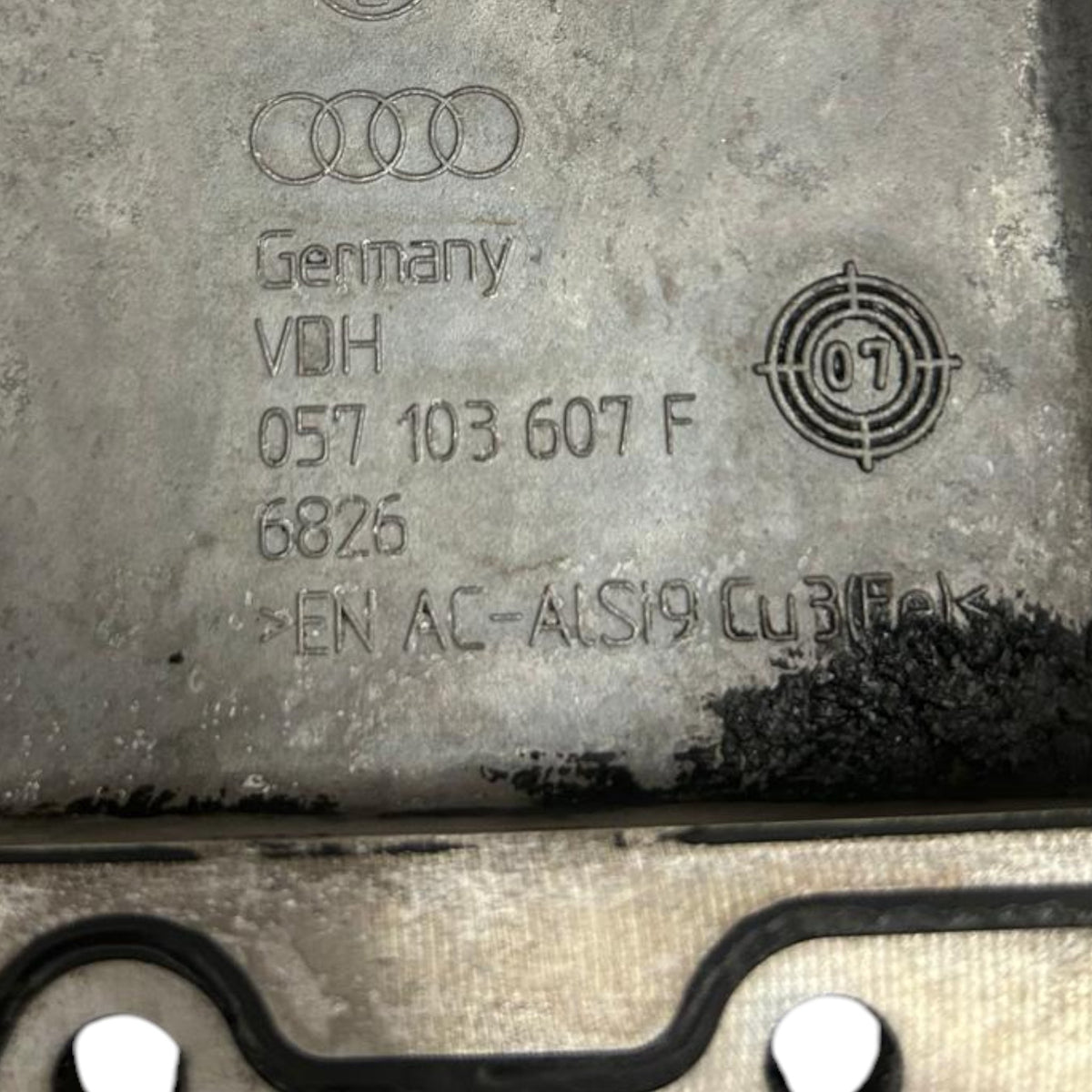 Carter Inferiore Coppa Olio Audi A8 (D3 / 4E) cod.057103607F 4.2 Diesel (2002 > 2009) - F&P CRASH SRLS - Ricambi Usati